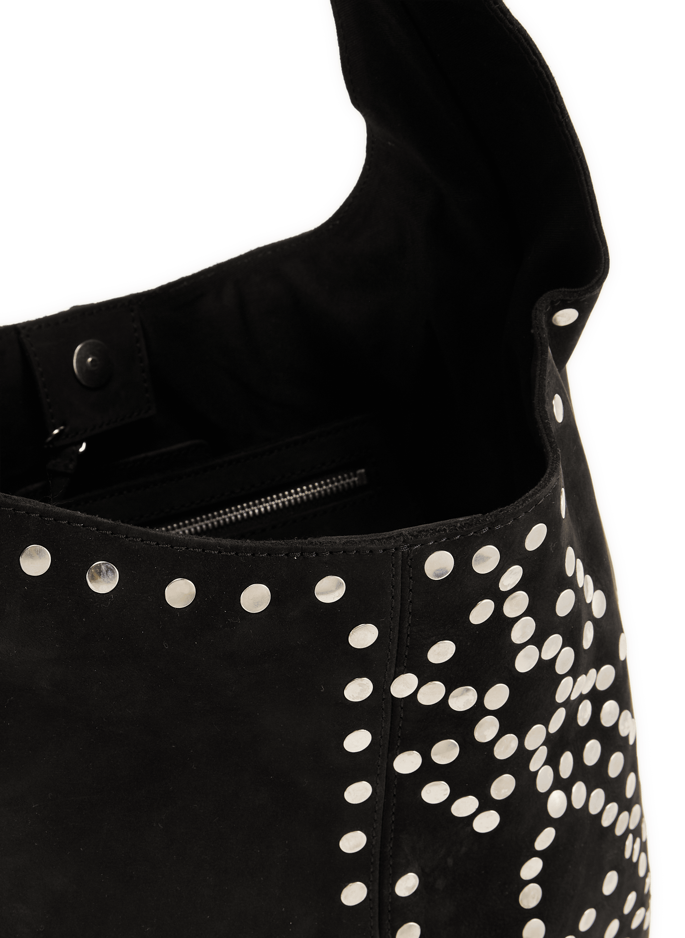 Studded Leder-Totebag VIVIENNE WESTWOOD Schwarz