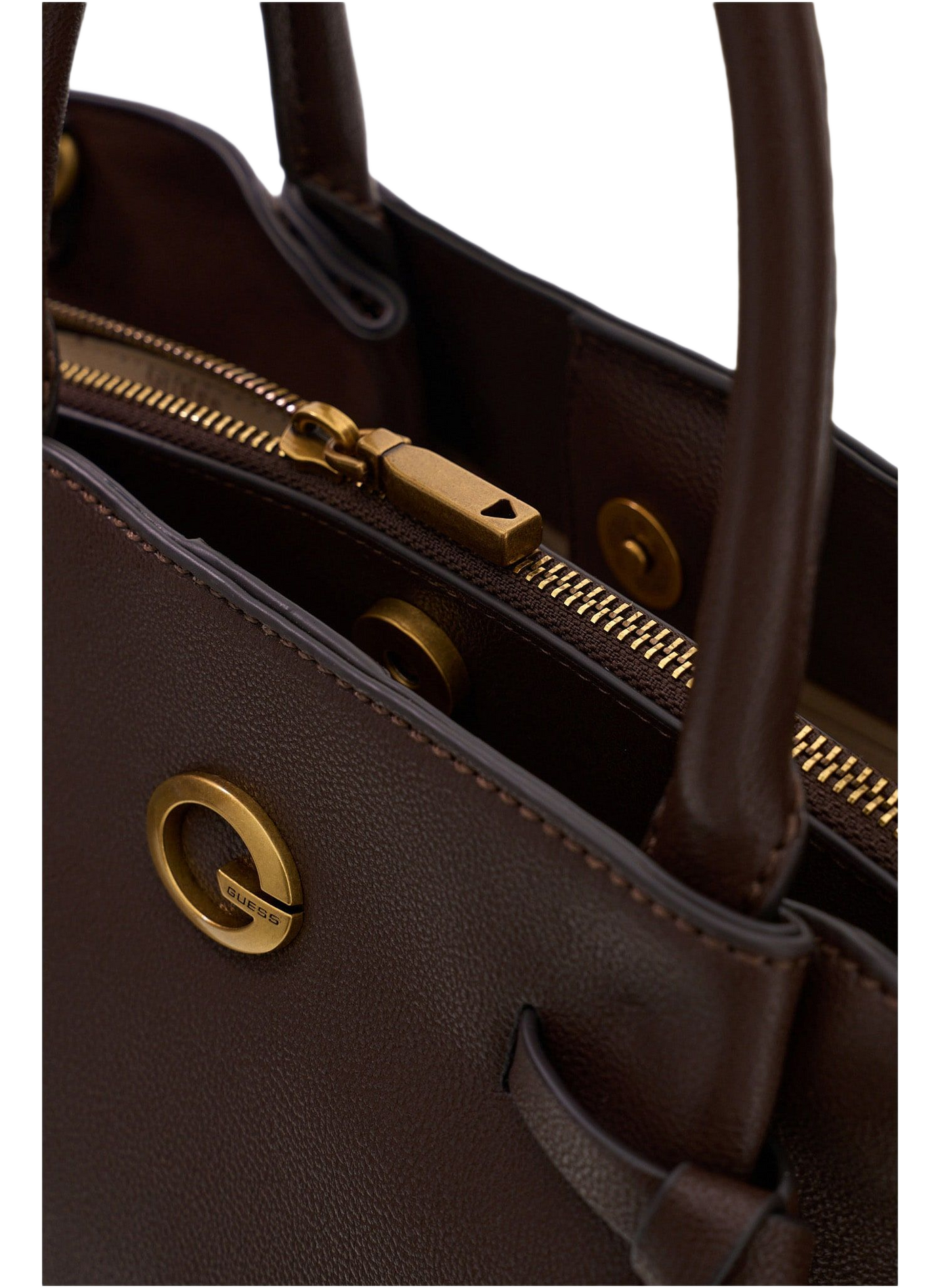 Sac à main effet cuir GUESS Marron