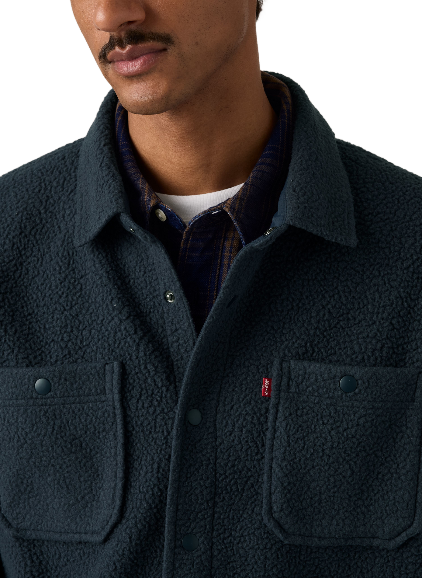 Gerade geschnittene Jacke mit klassischem Kragen LEVI'S Blau