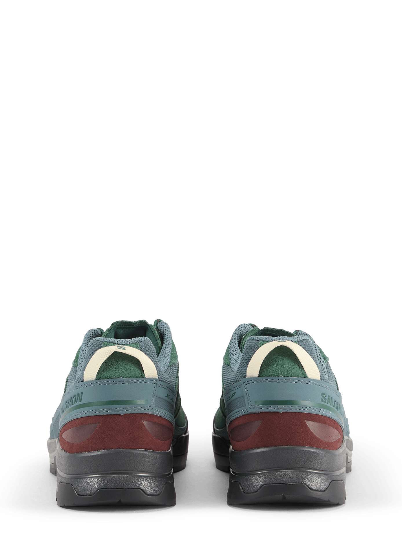 Sneaker aus Leder SALOMON Grun