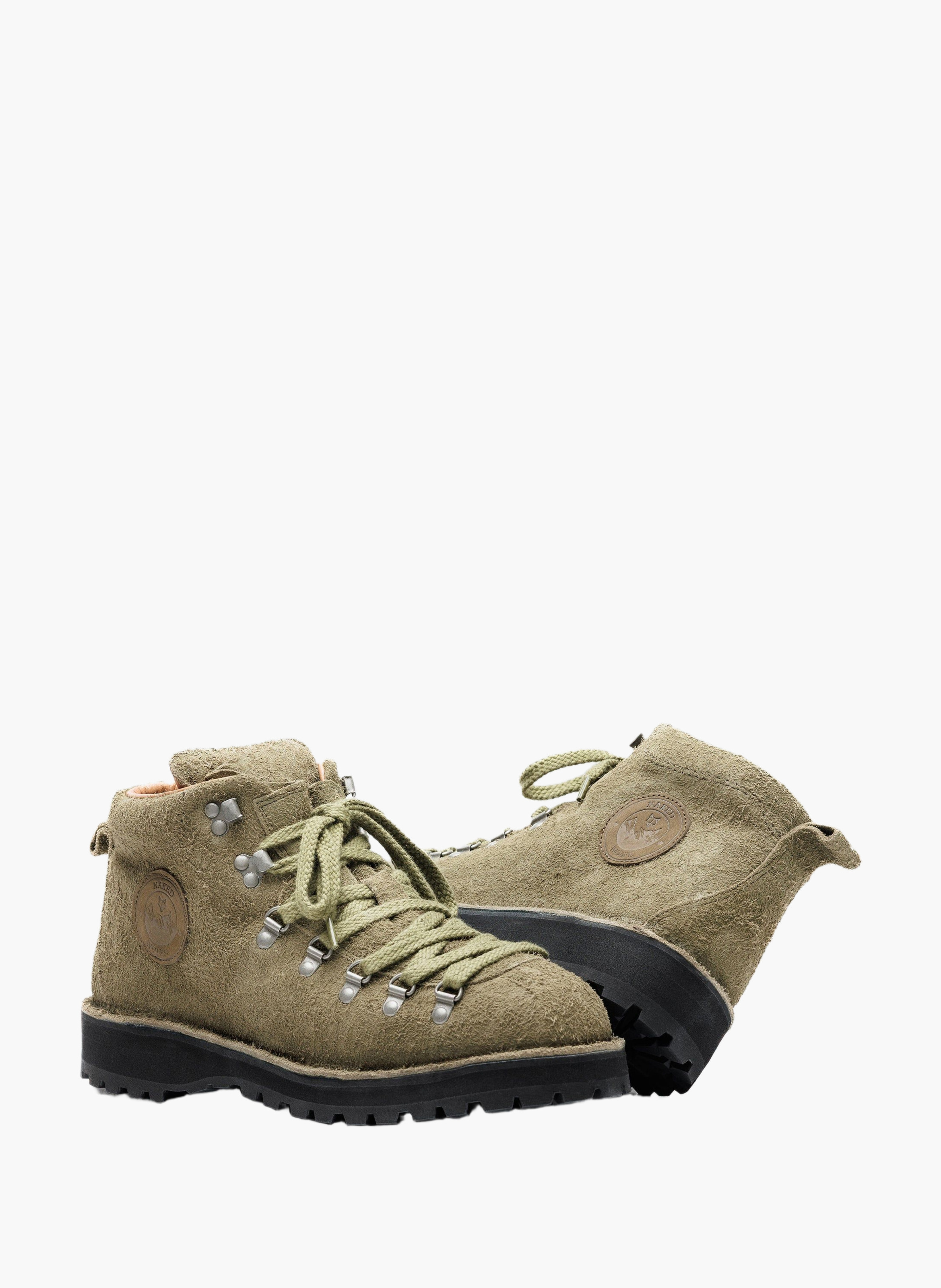 Bottines arctic en daim NAKED WOLFE Kaki