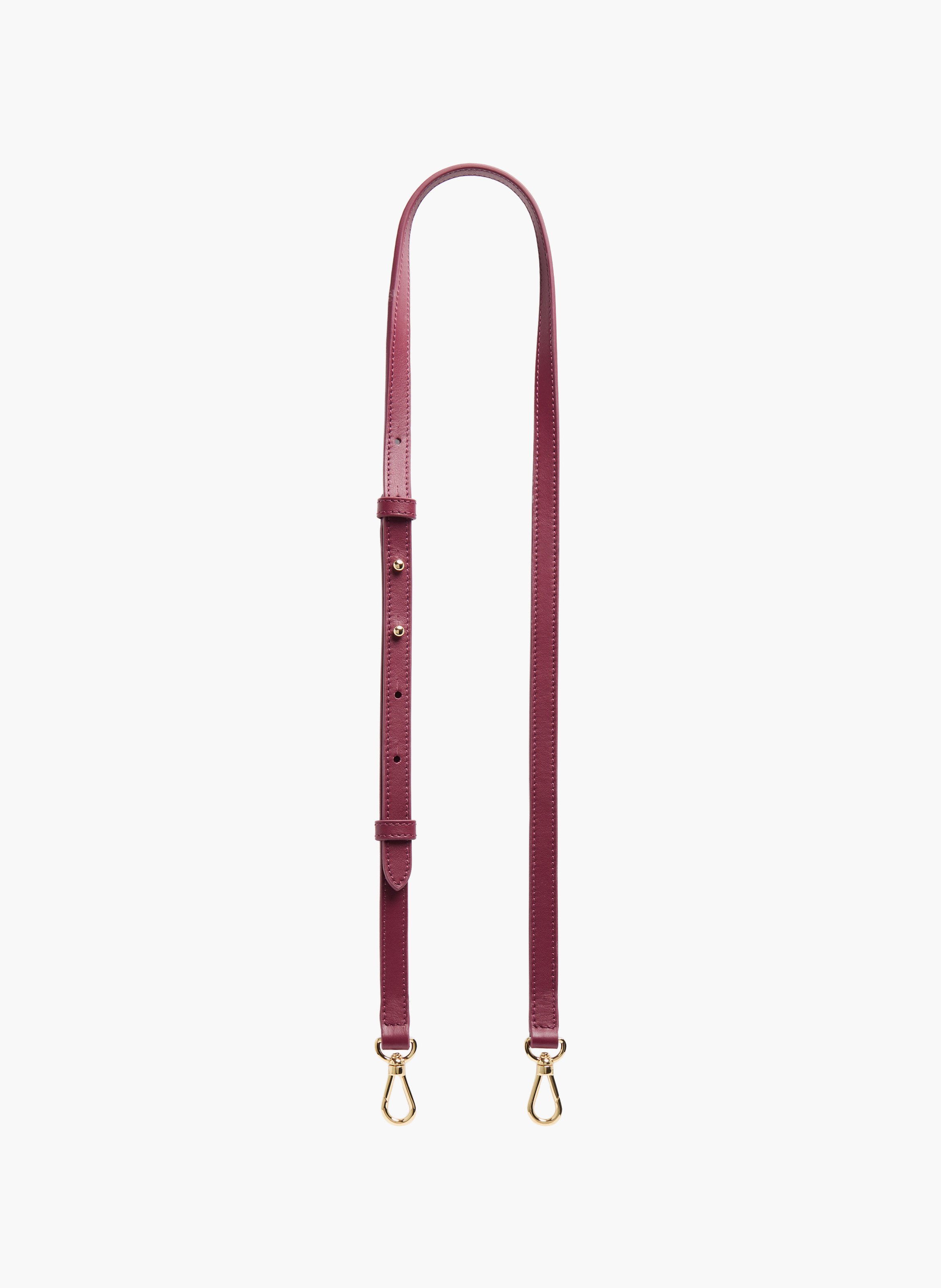 Bandoulière mistral rollable réglable et amovible de lancel - groseille LANCEL Violet