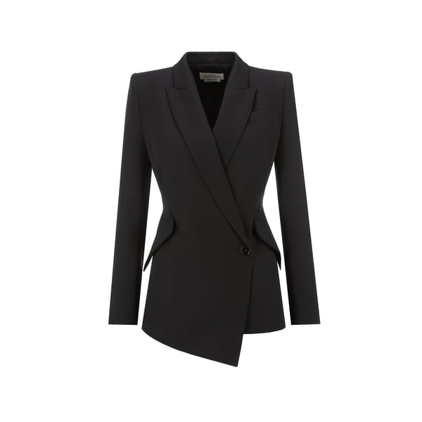 Veste de tailleur cintrée en laine