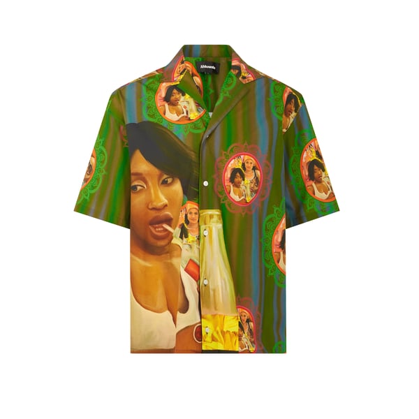 Chemise imprimée en coton