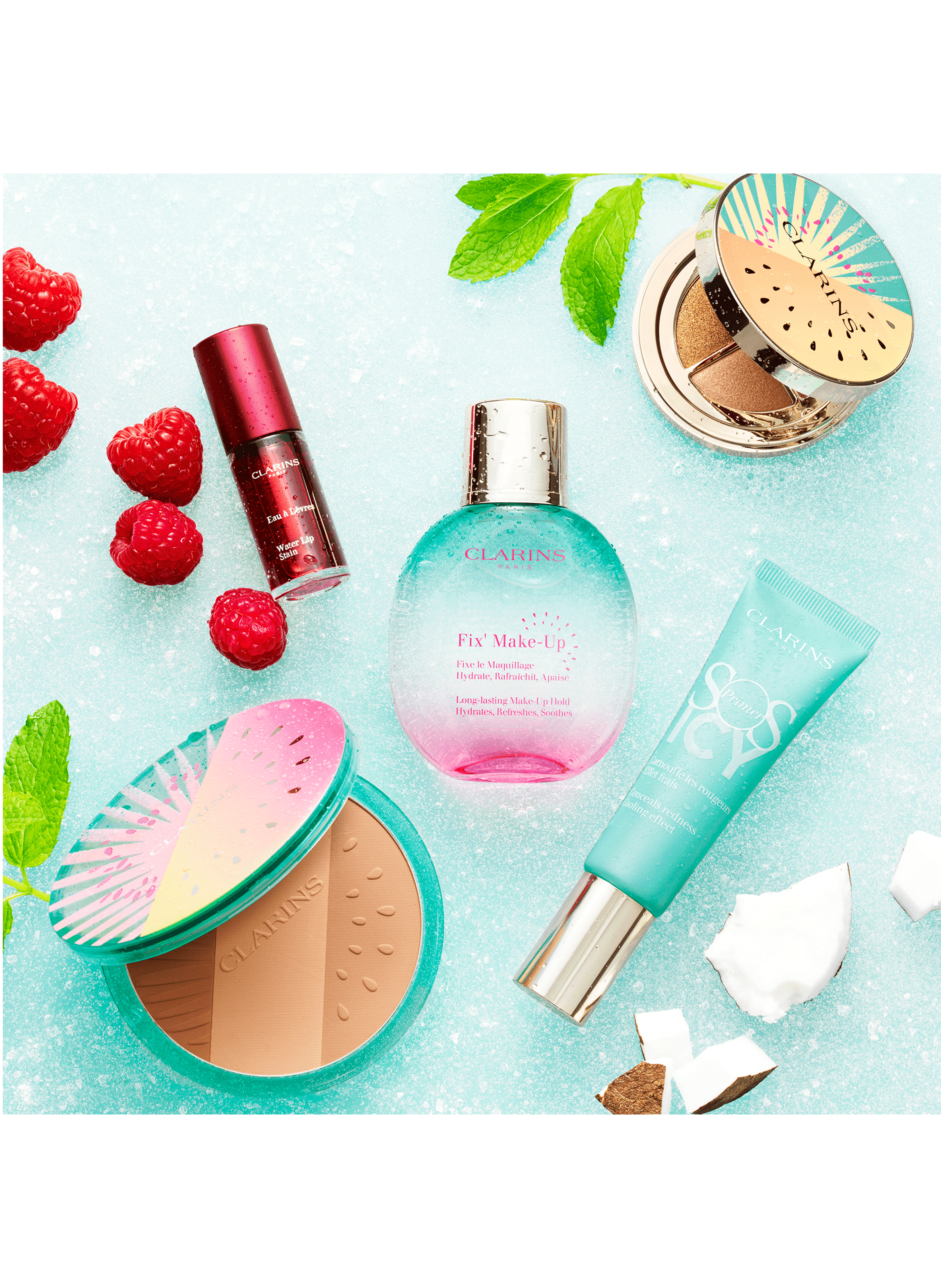 Water Lip Stain - Lipstick CLARINS 09 - deep red water