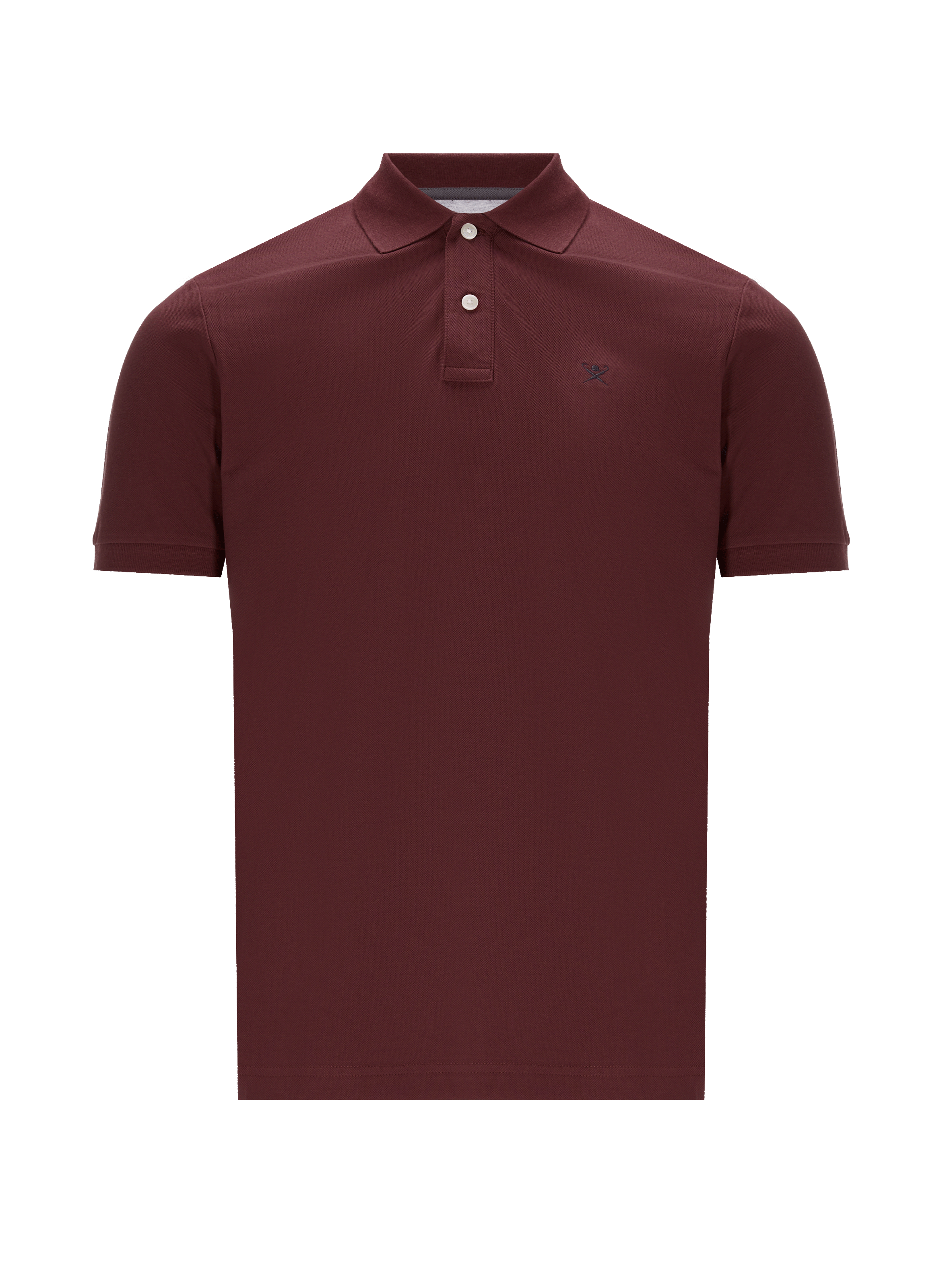 Polo à logo en coton piqué