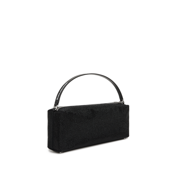 Alexander Wang Rhinestone Handbag In Black