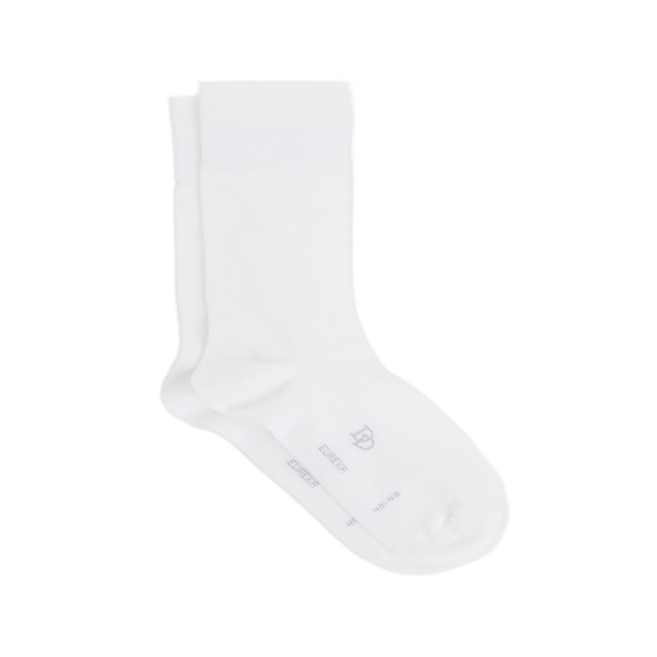 Dore Dore Cotton Over The Knee Socks In White