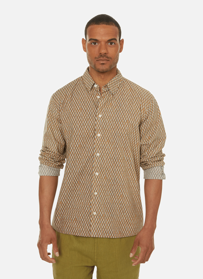 Patterned cotton shirt HARRIS WILSON