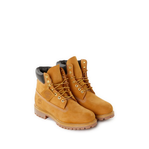 Timberland Premium Waterproof Leather Work Boots In Wheat Nubuck