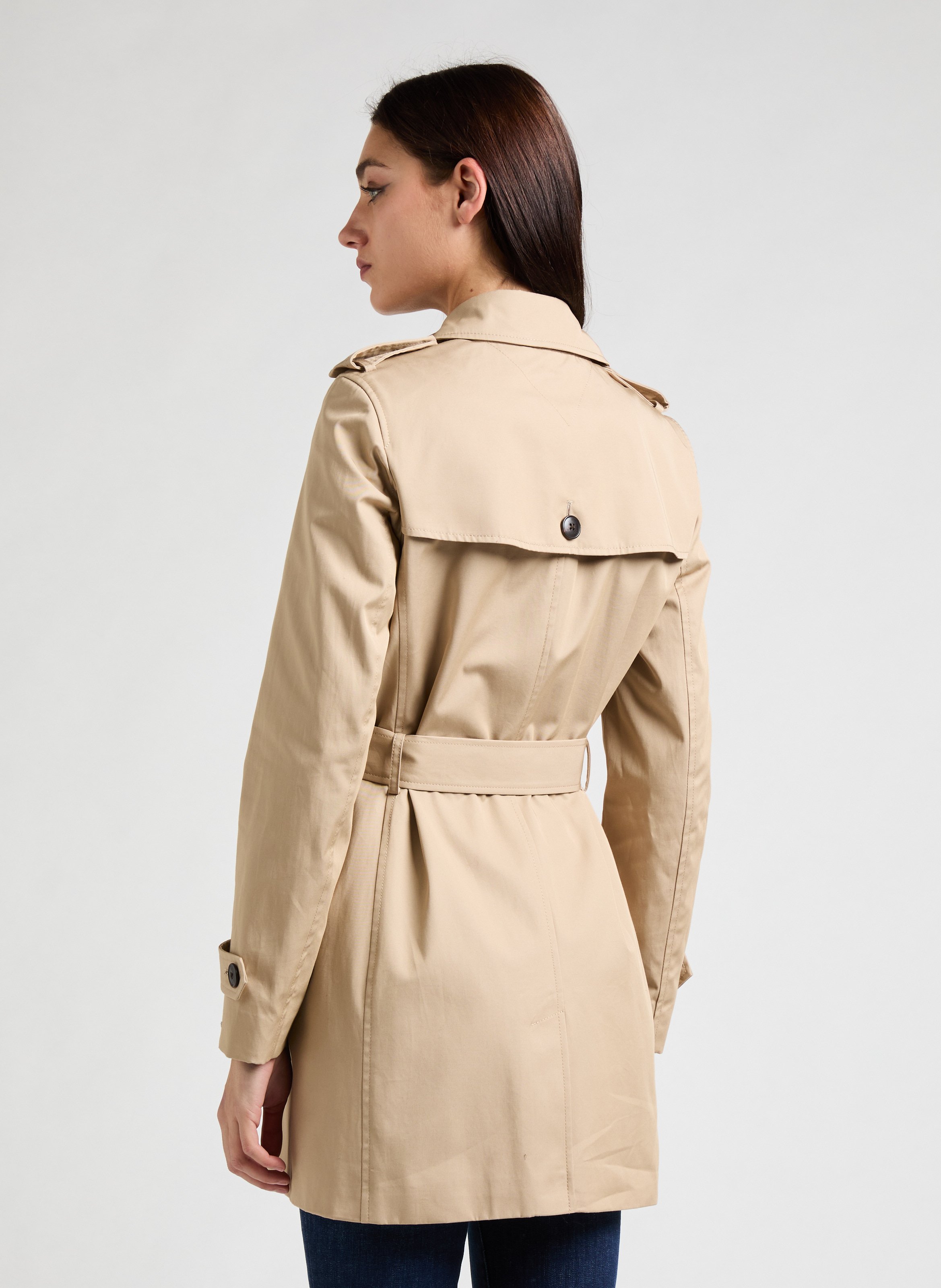 Organic cotton trench coat Beige