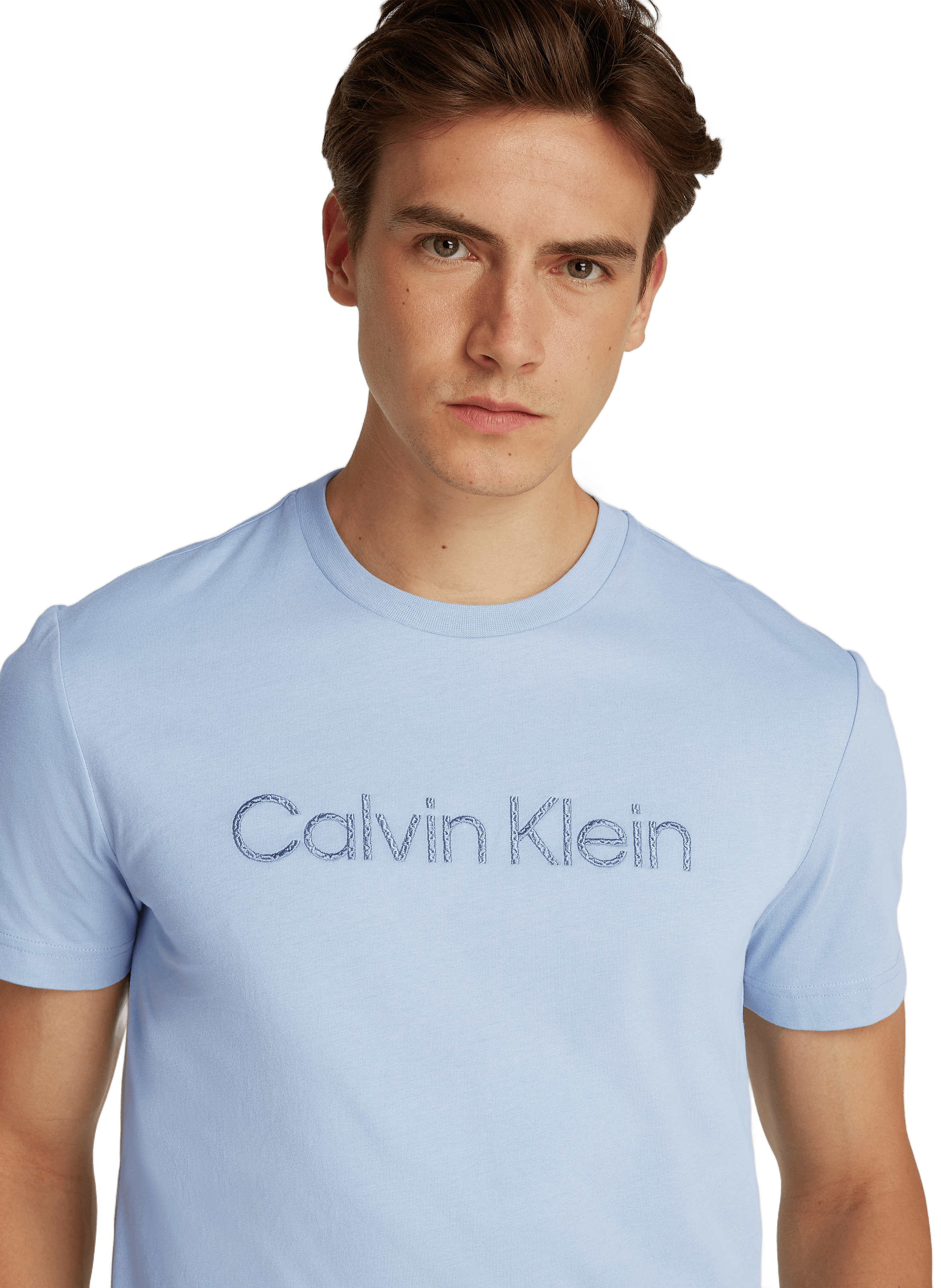 T-shirt en coton  CALVIN KLEIN Bleu