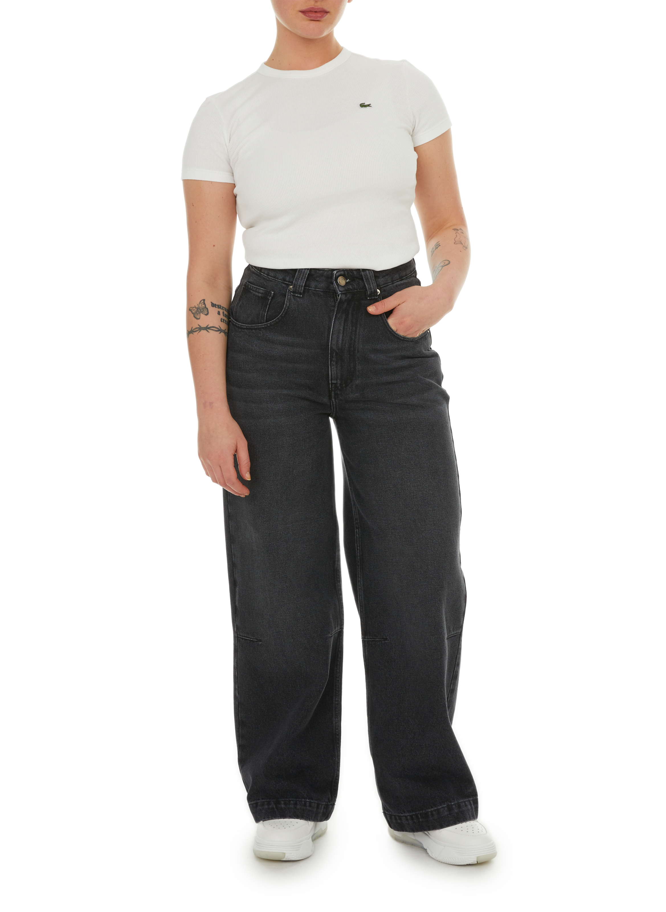 T-shirt en coton LACOSTE Blanc