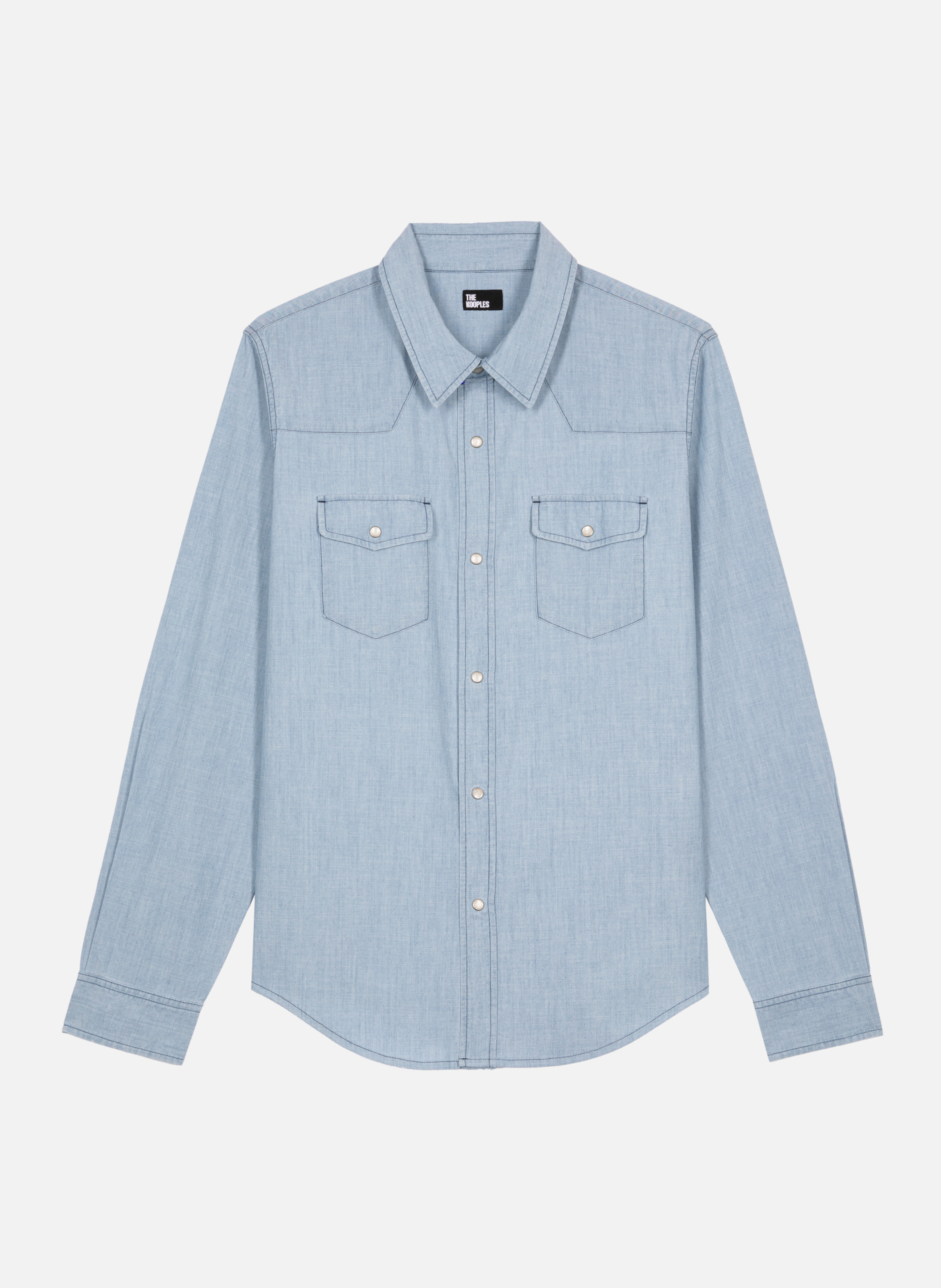 Chemise en denim THE KOOPLES Bleu