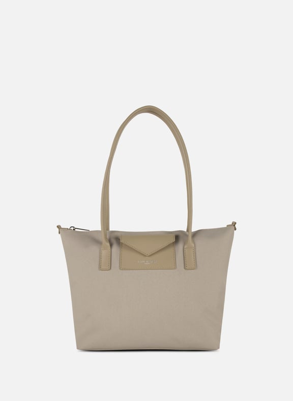 Sac cabas épaule - smart kba Gris by LANCASTER LANCASTER Sac cabas épaule - smart kba Gris