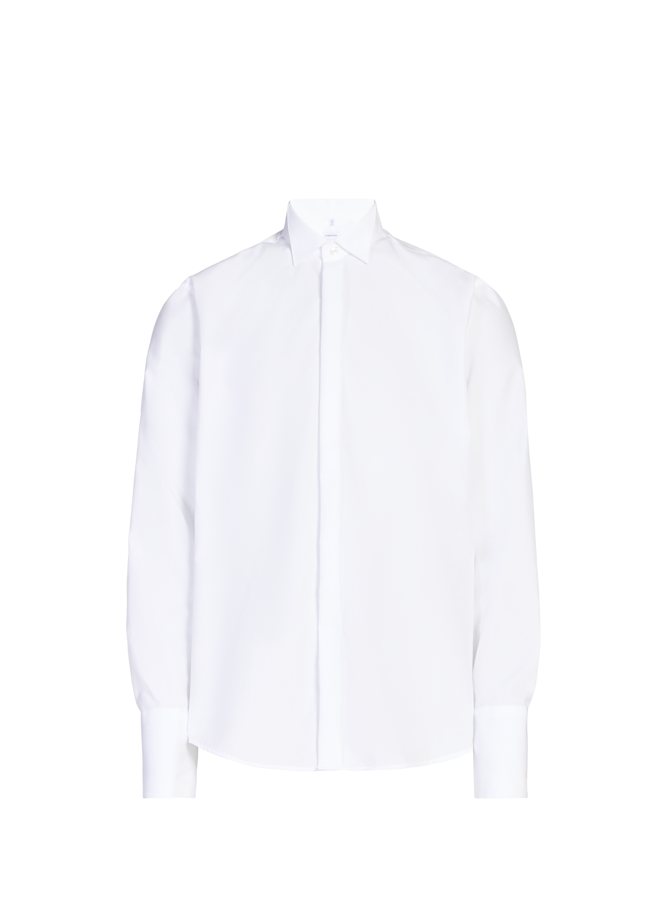Chemise slim Party en coton SEIDENSTICKER Blanc