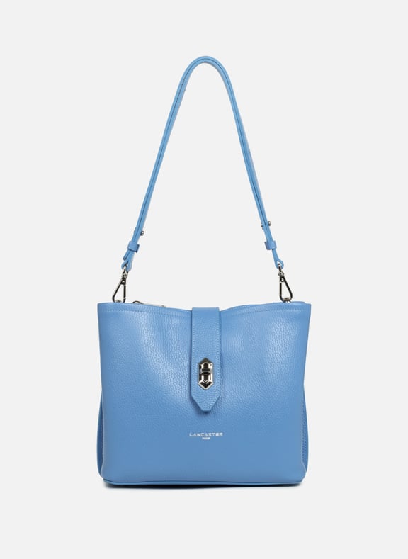 Sac seau - top double Bleu by LANCASTER LANCASTER Sac seau - top double Bleu