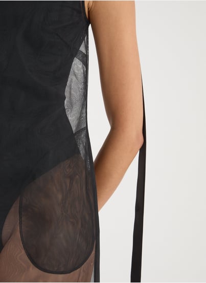 Dress with transparent ribbon bows SIMONE ROCHA Dress with transparent ribbon bows SIMONE ROCHA