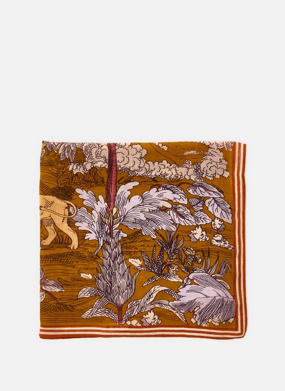 Wool printed scarf Multicolour by INOUITOOSH INOUITOOSH Wool printed scarf Multicolour