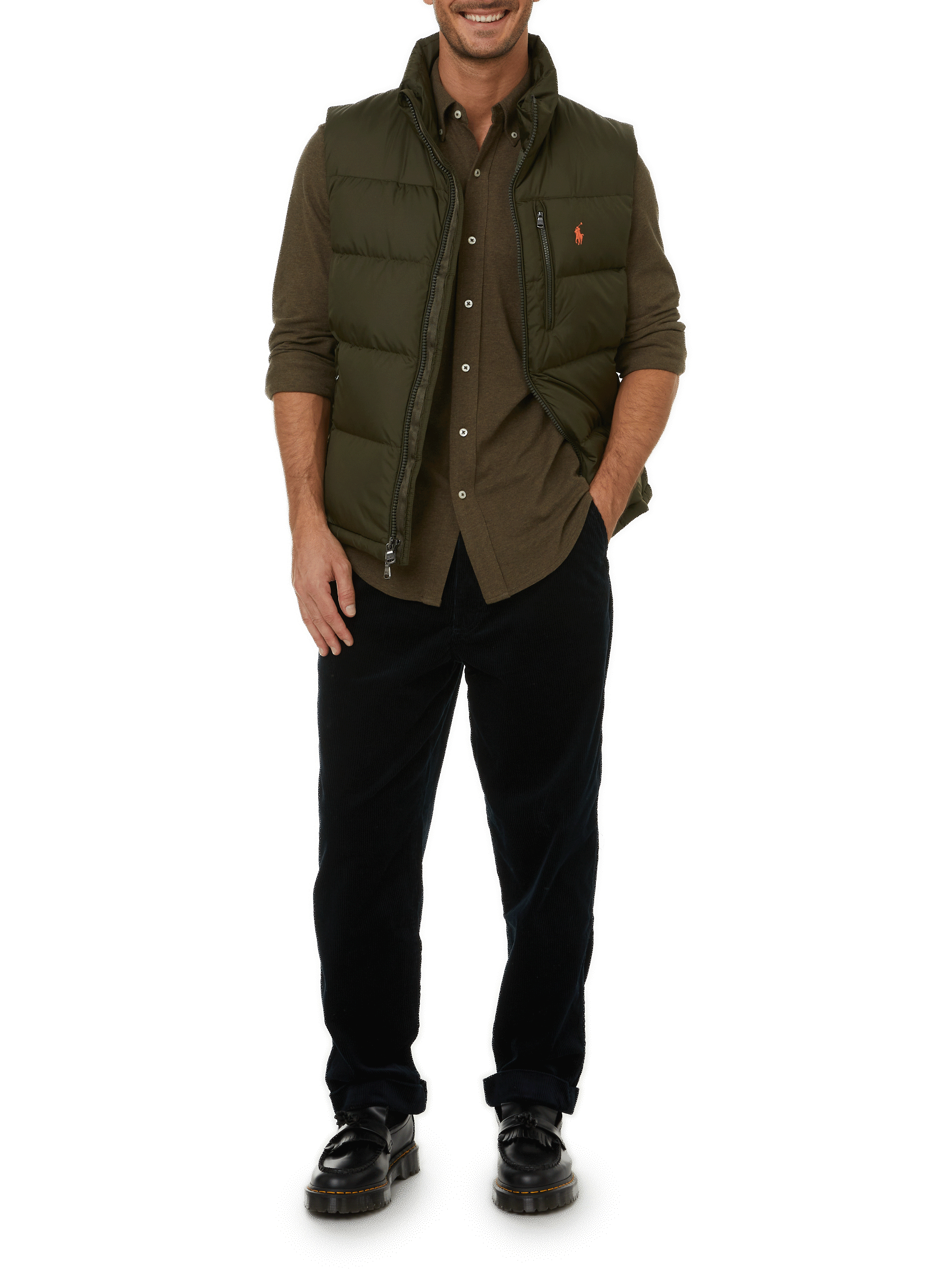 Chemise en coton POLO RALPH LAUREN Vert