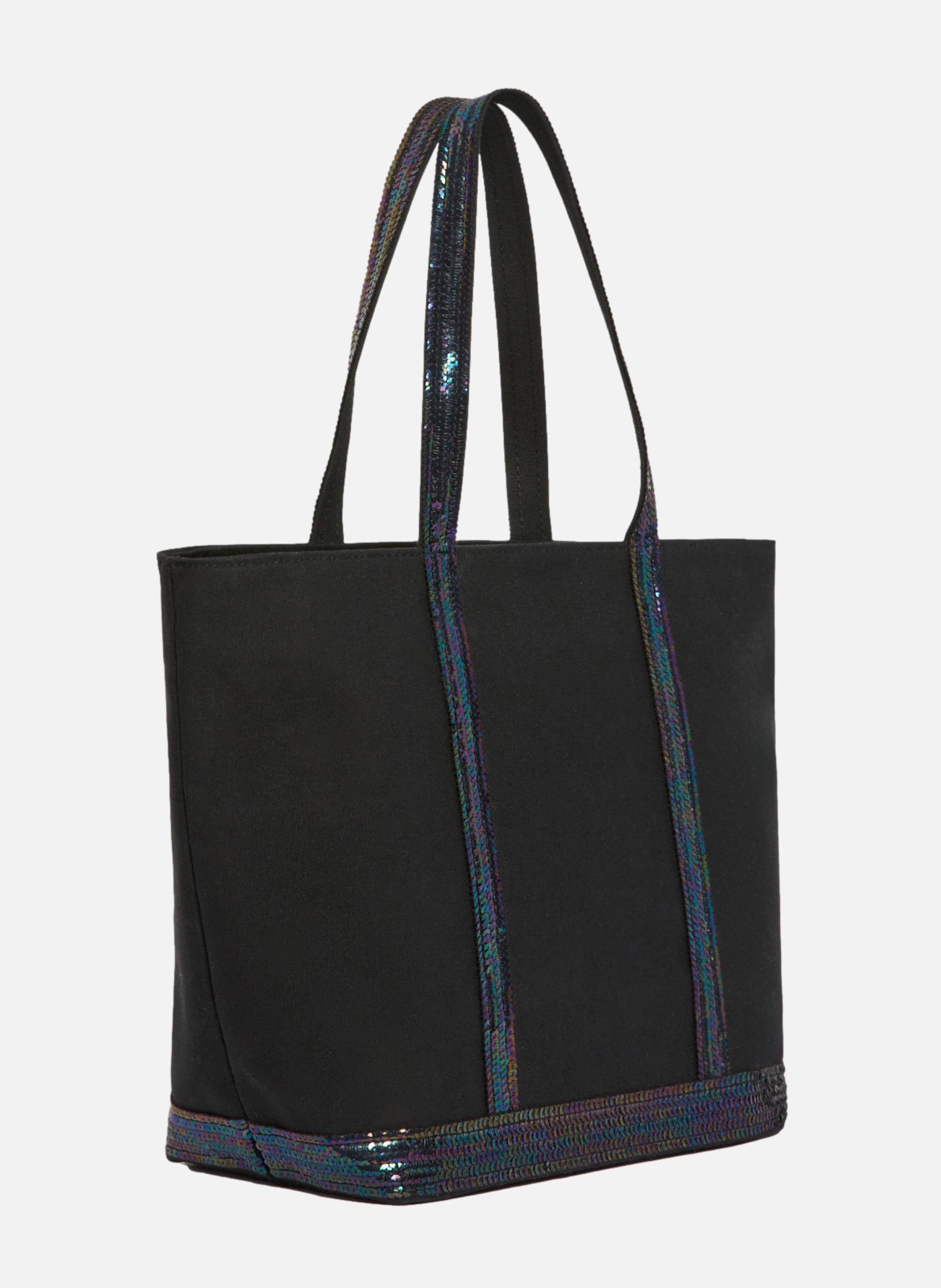 Cabas m zippé en toile VANESSA BRUNO Noir