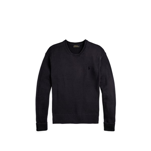 Pull col rond en coton Pull col rond en coton