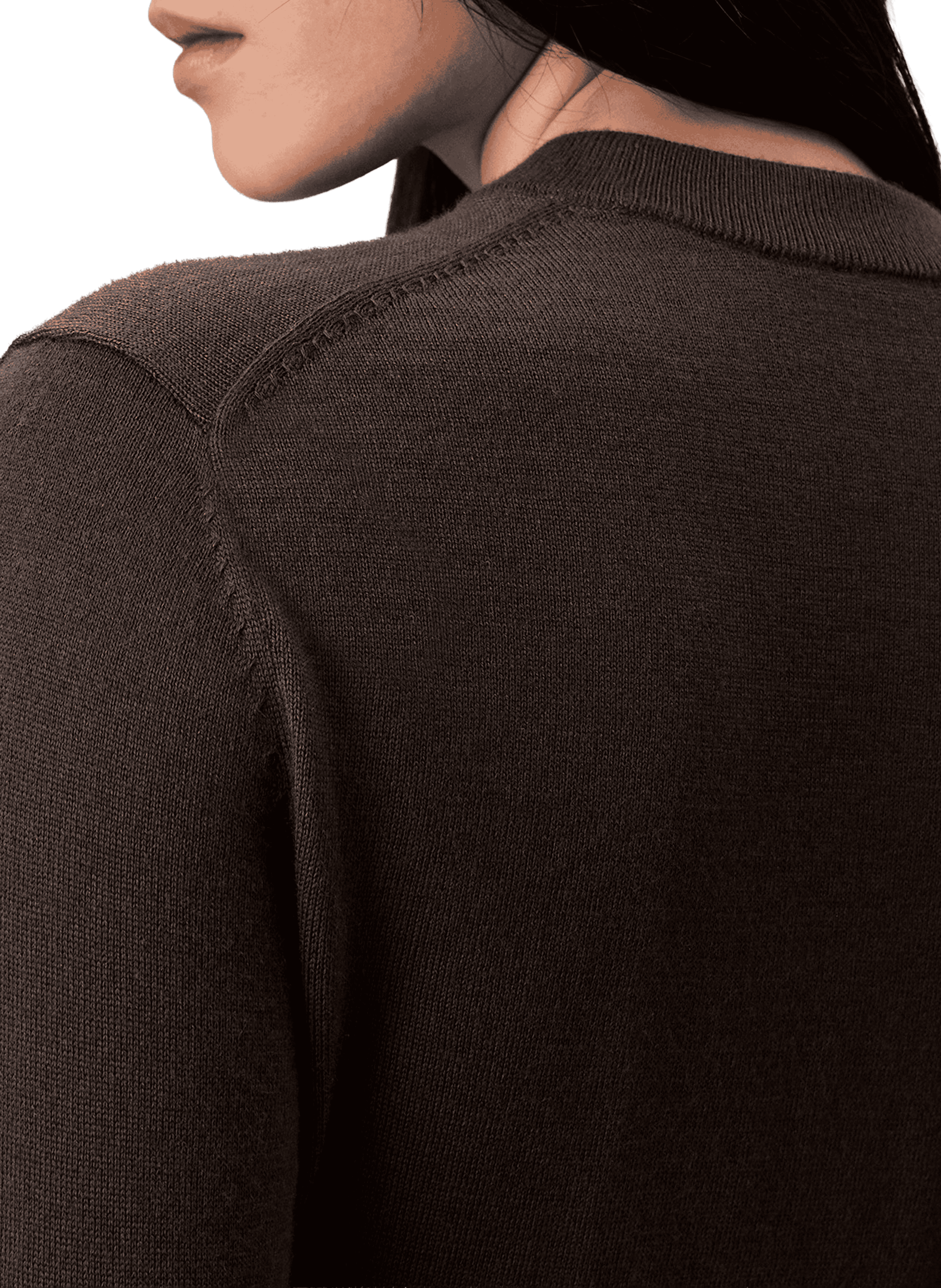 Pull en laine mélangée CALVIN KLEIN Gris