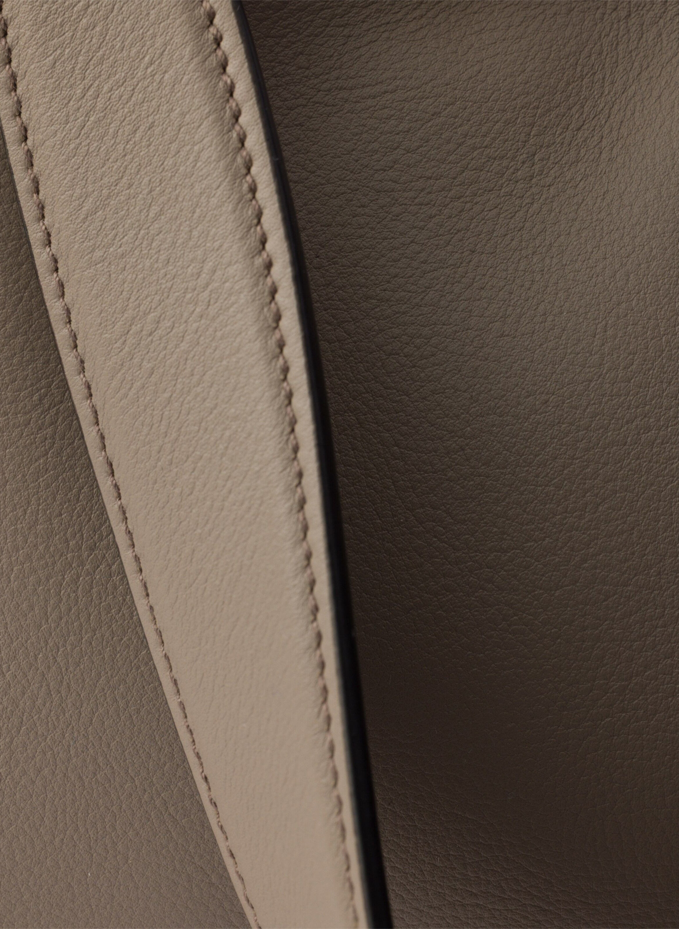 Sac porté épaule prada aimée en cuir PRADA Gris