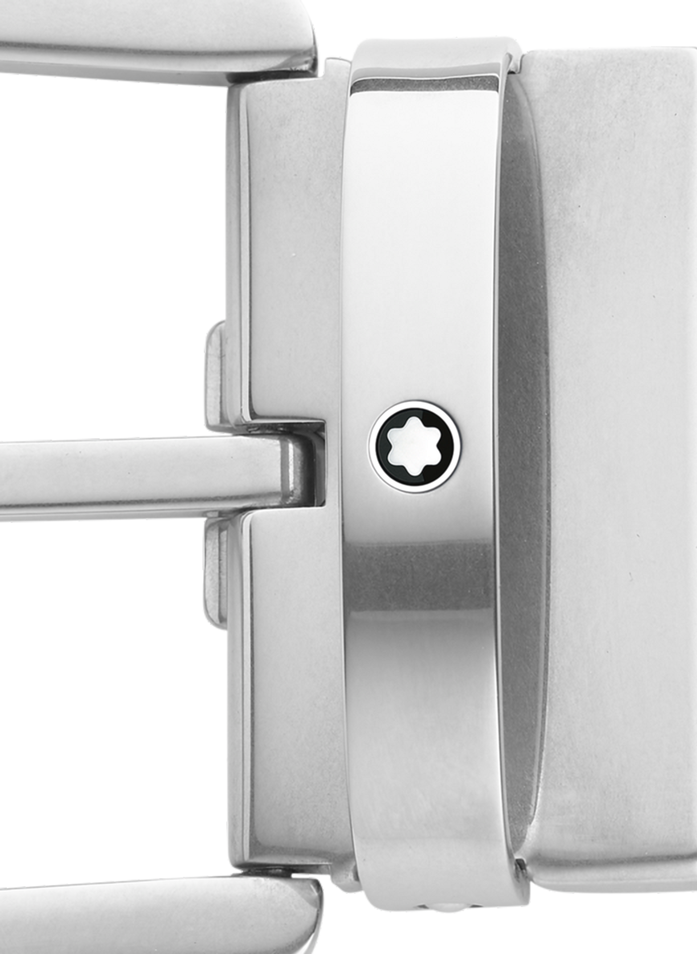 Textured leather belt MONTBLANC Black