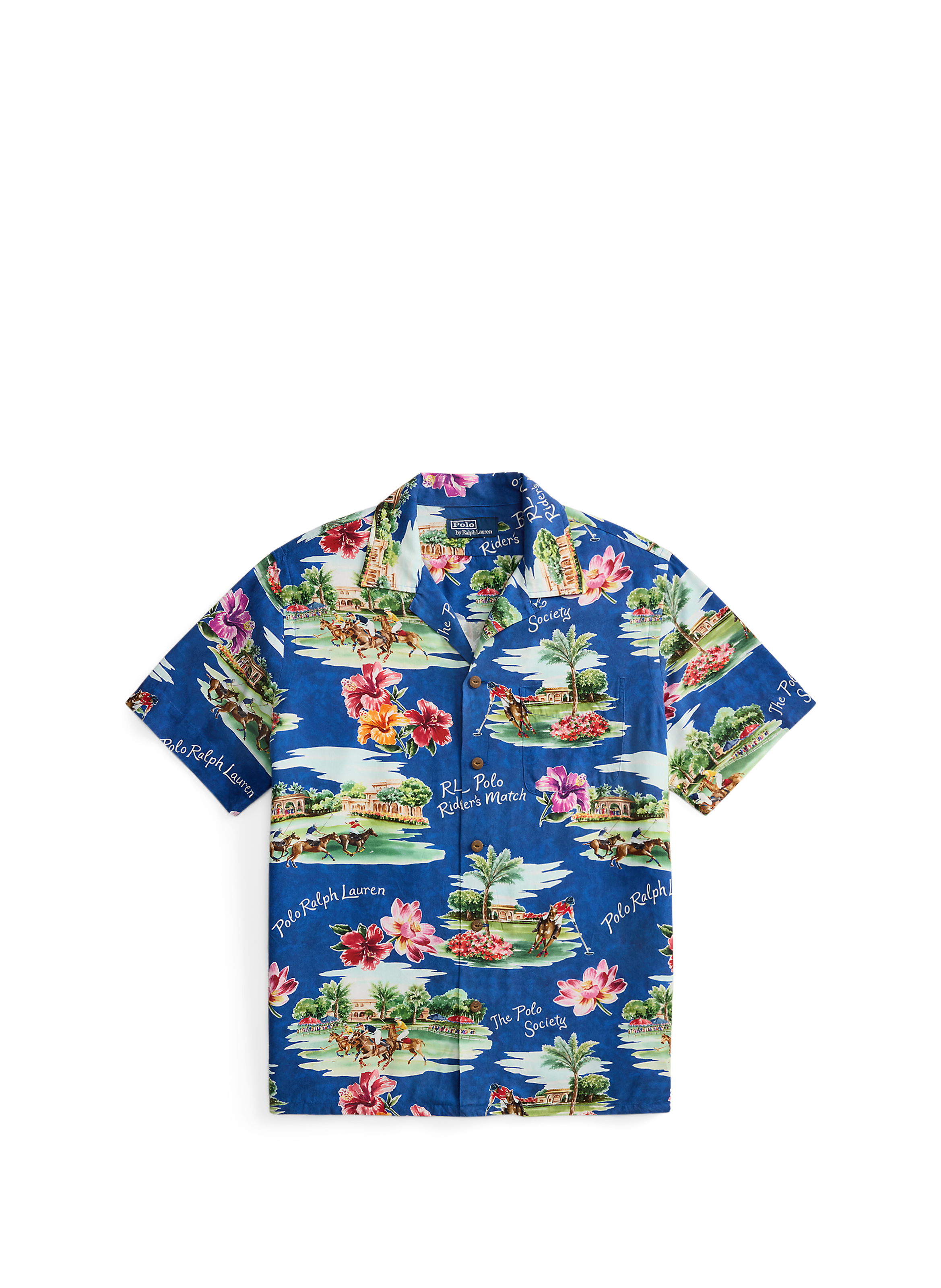 Short-sleeved cotton printed shirt POLO RALPH LAUREN Multicolour