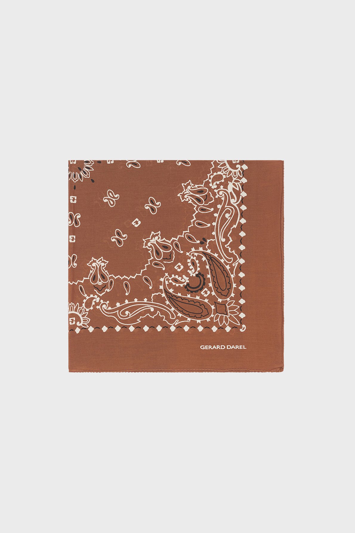 Bandana en coton - omaya Marron