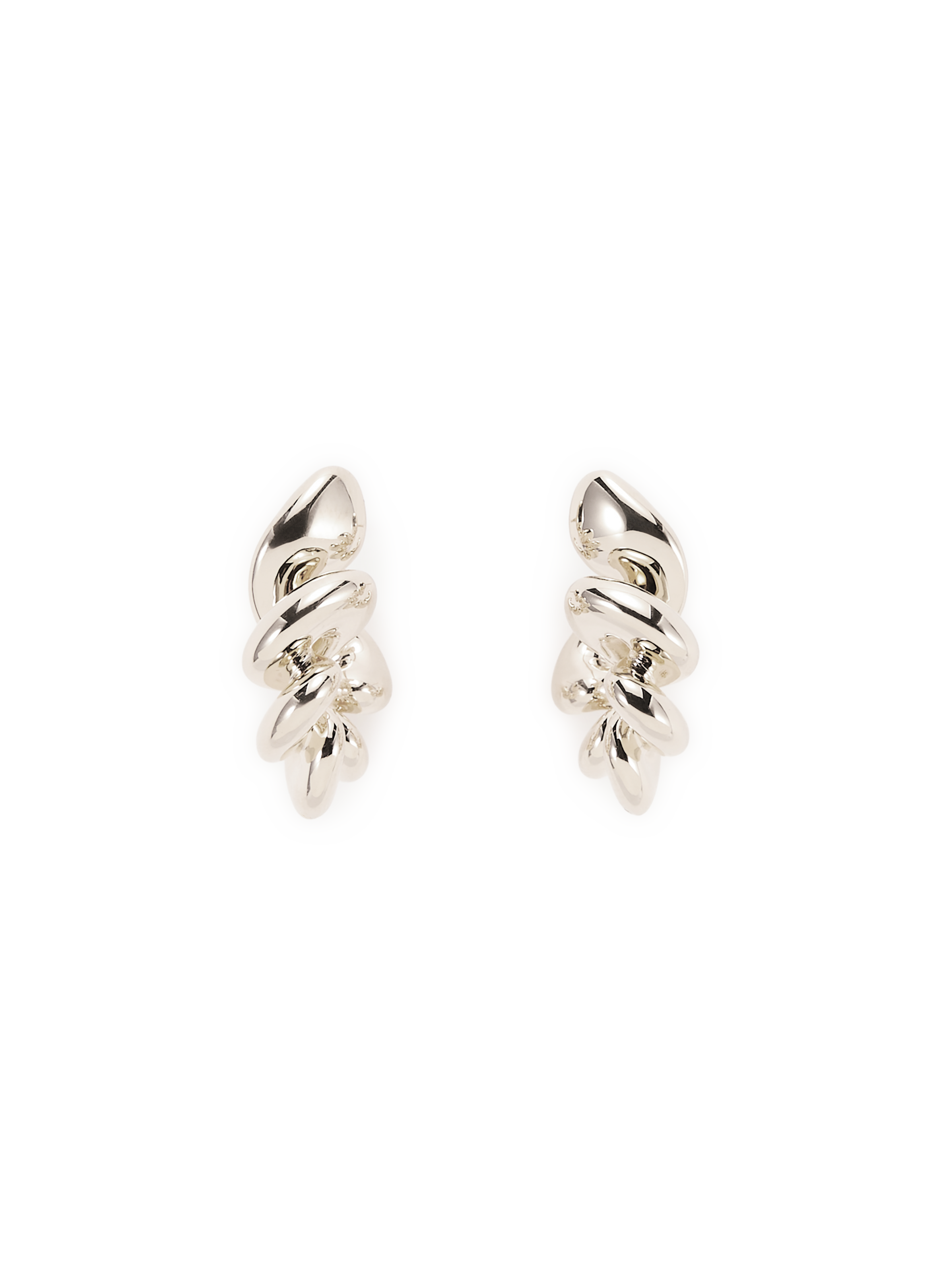 Boucles d'oreille Coil Hoops en argent MARIA BLACK Argent