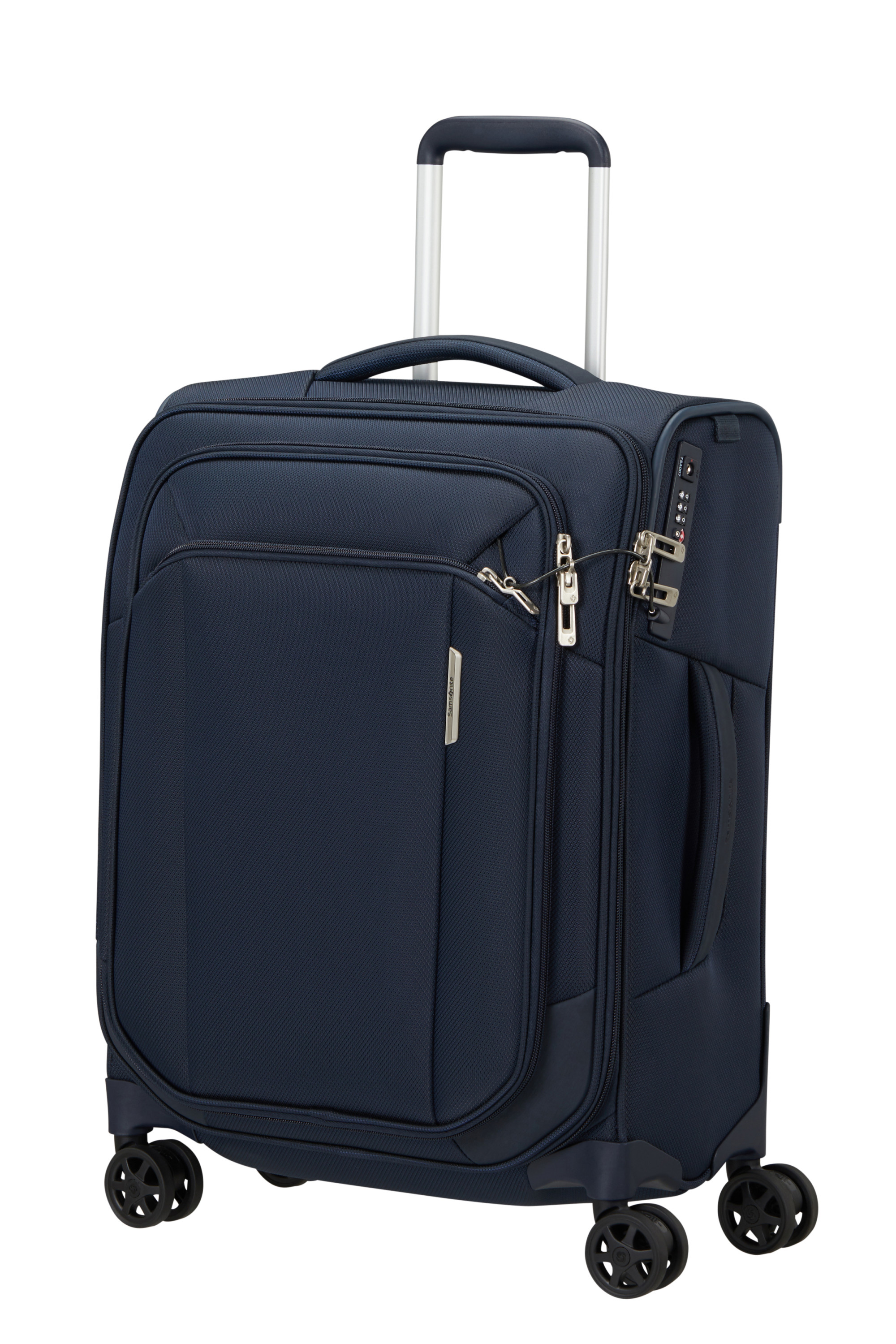 Respark valise 4 roues business case taille s SAMSONITE Bleu