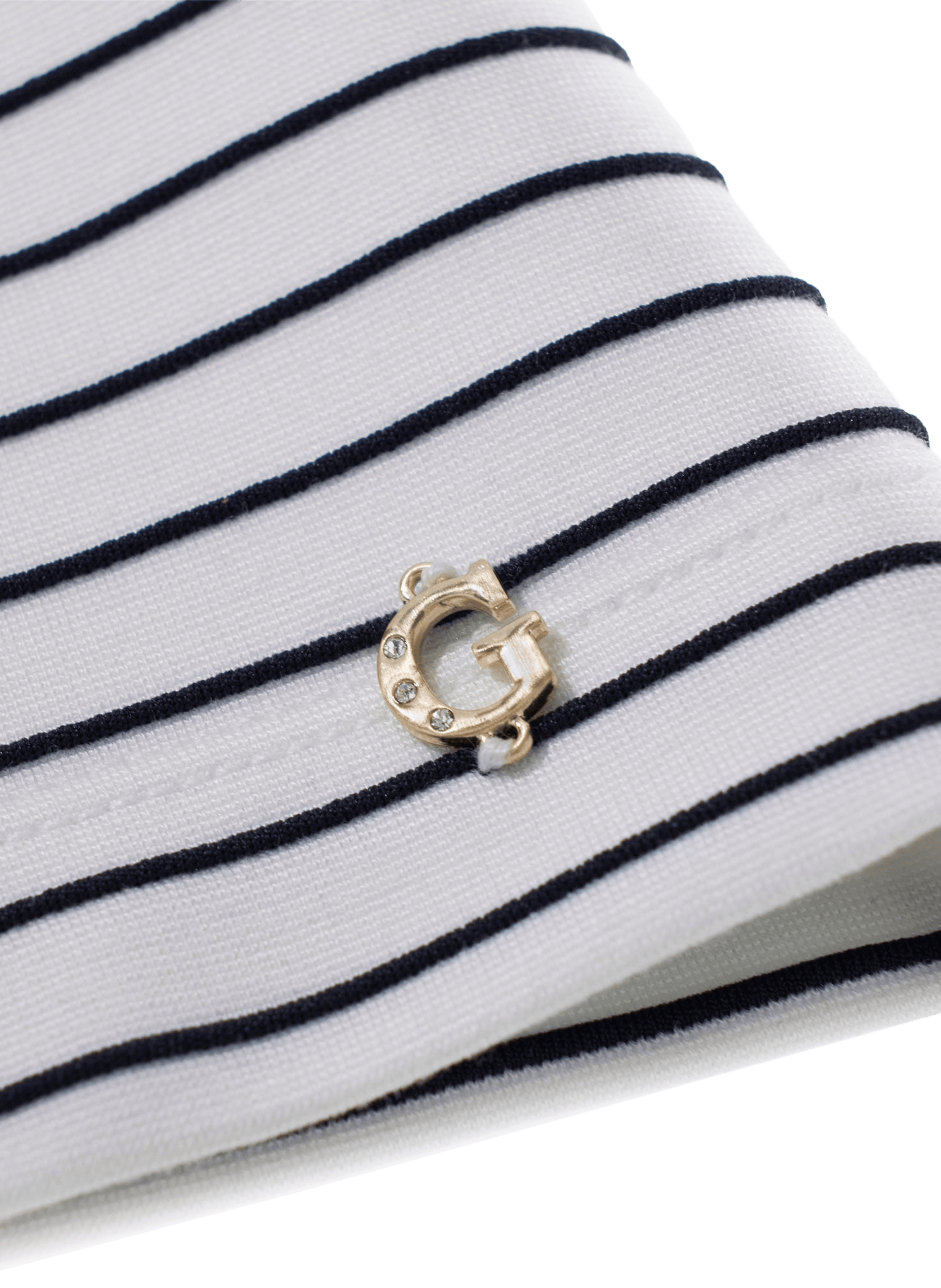 Asymmetrische gestreepte top GUESS Veelkleurig