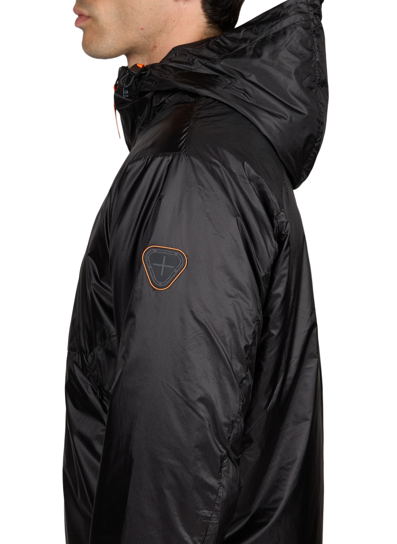 Veste coupe-vent Elzearsun à capuche GERTRUDE ET GASTON Noir