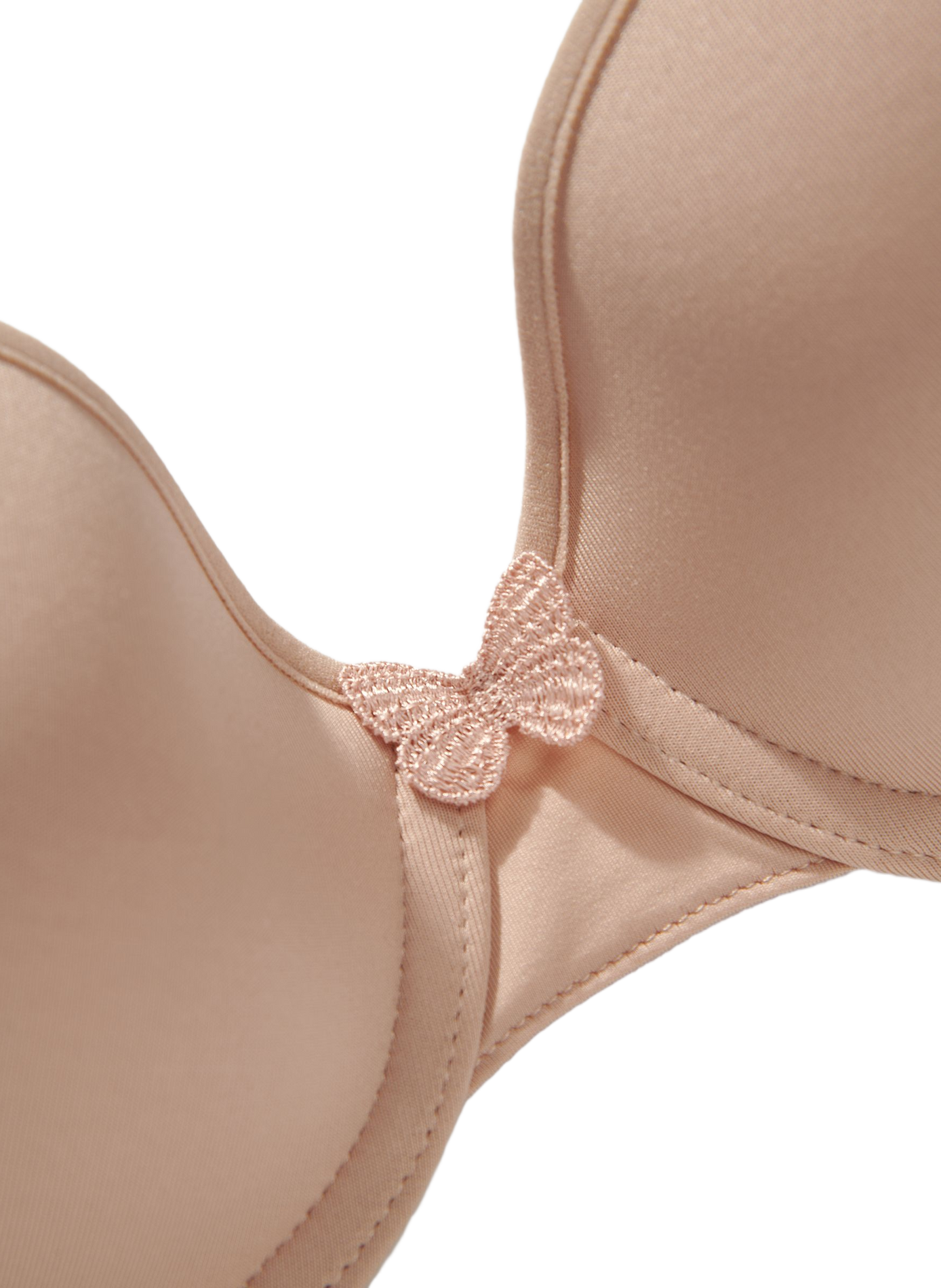Sujetador liso con detalle de mariposa PASSIONATA Beige
