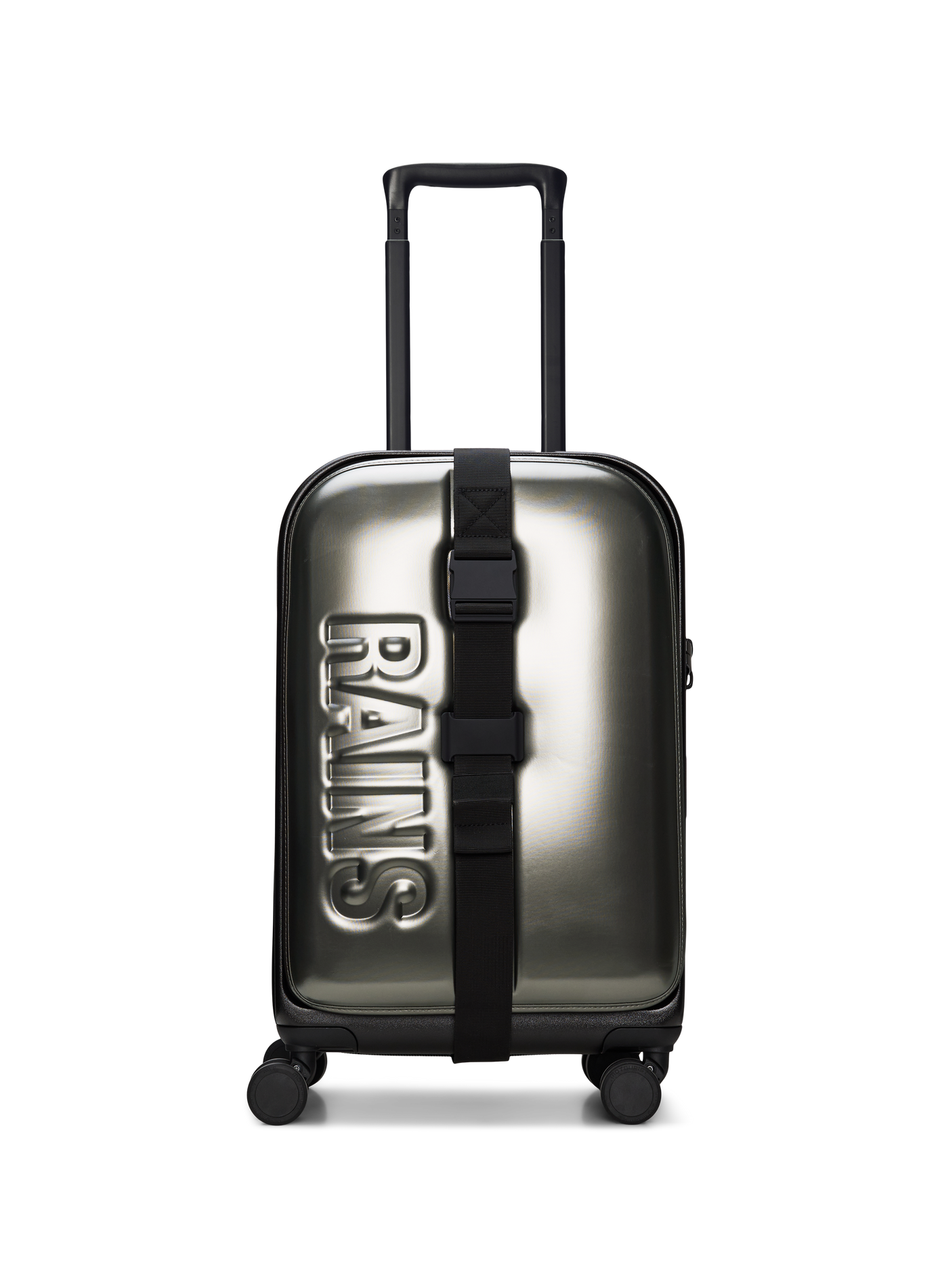 Valise cabine imperméable à quatre roues RAINS Argent