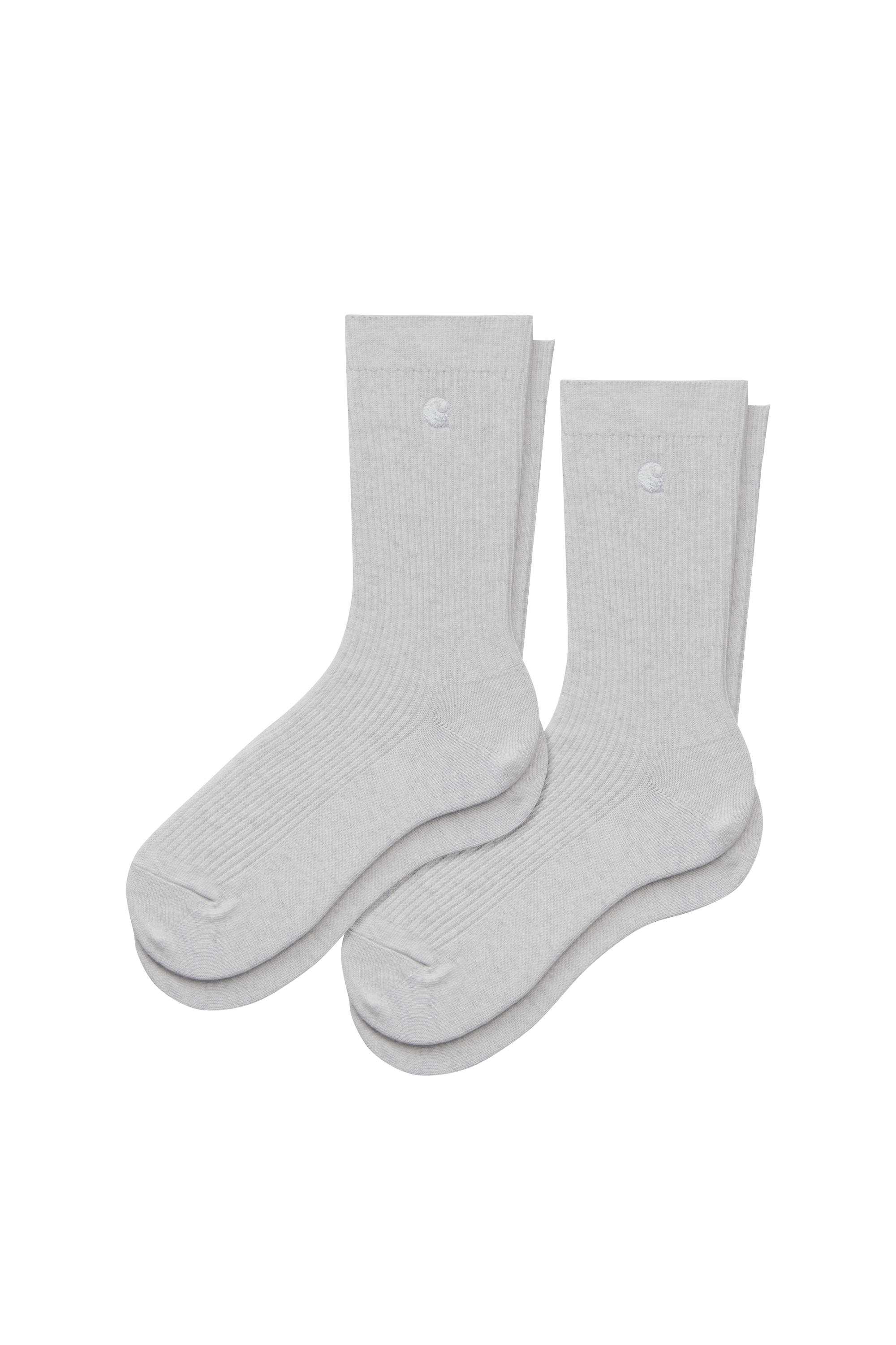 Lot de 2 paires de chaussettes madison pack socks CARHARTT WIP Gris