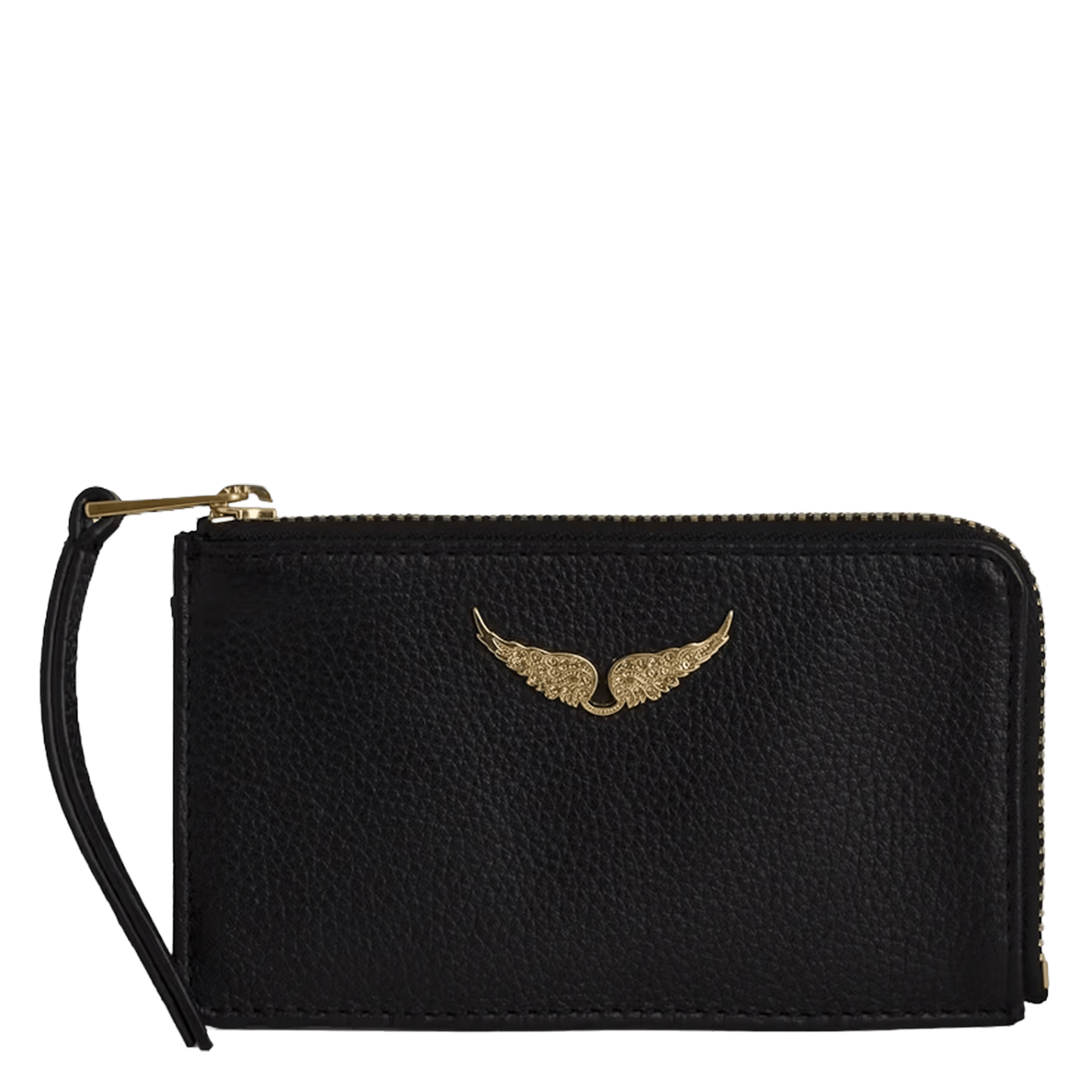 ZV Card suede card holder ZADIG&VOLTAIRE Black