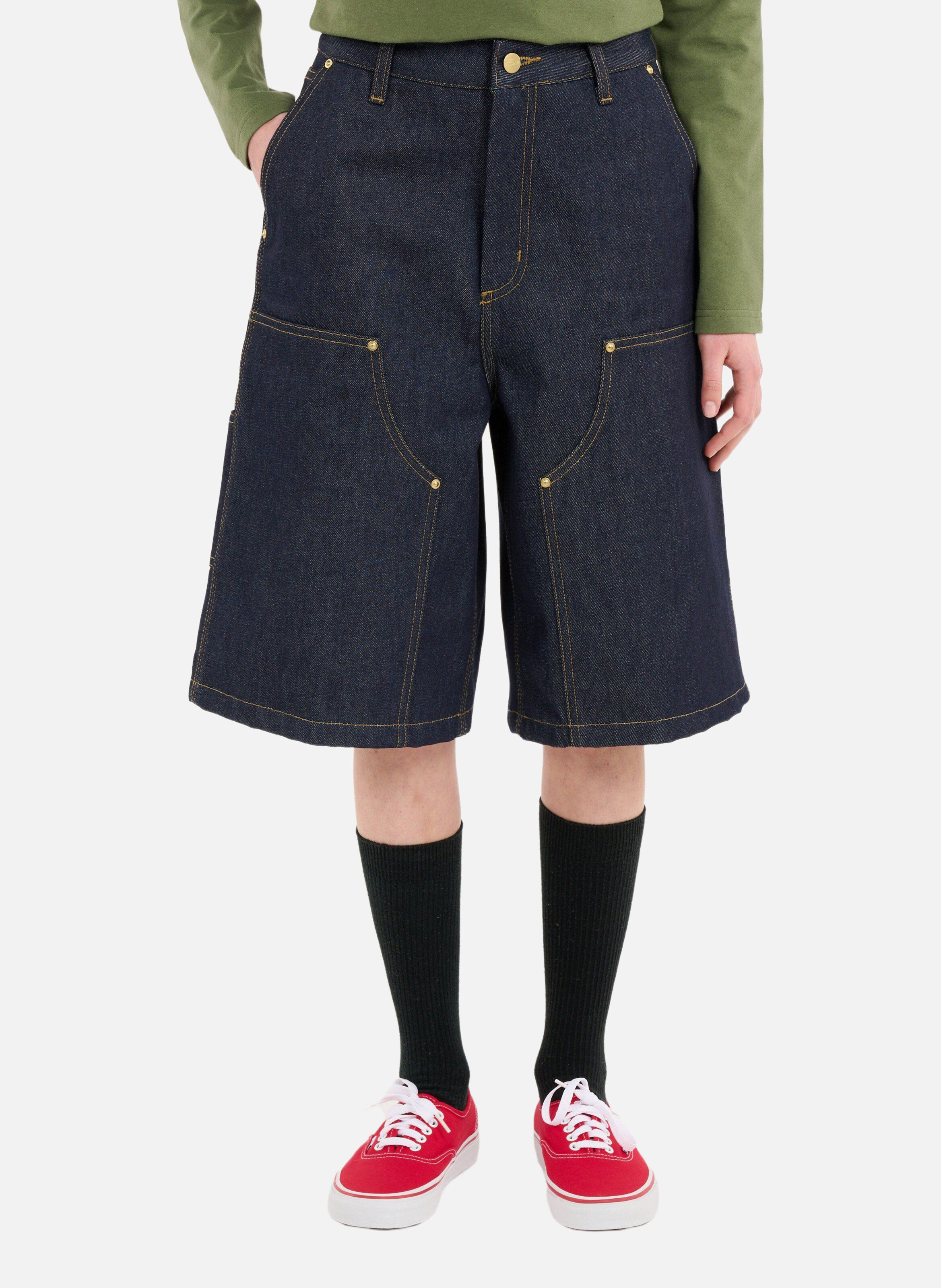 Short w' nixon double knee short | Bleu CARHARTT WIP Femme