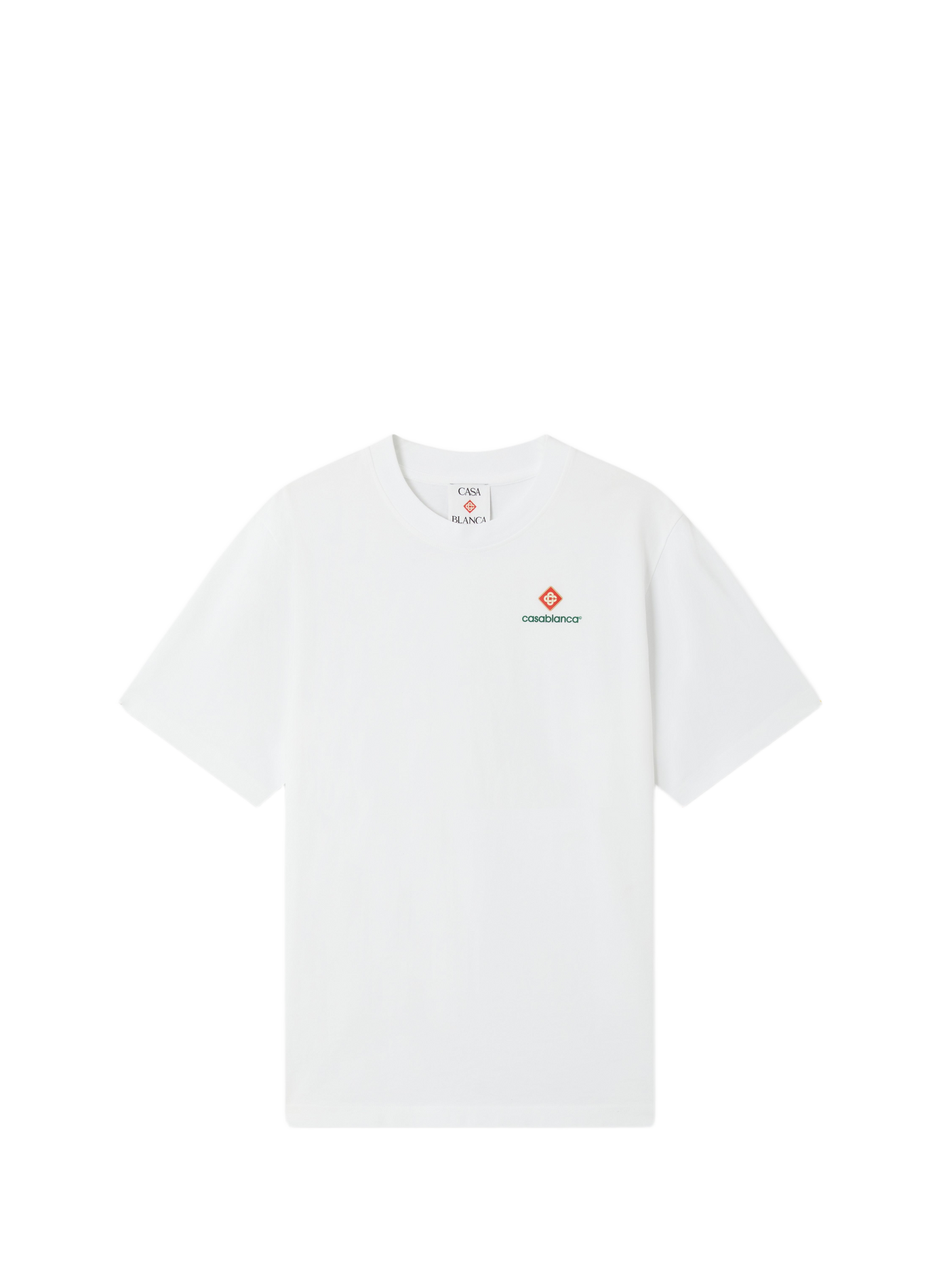 Weites T-Shirt mit Baumwolllogo CASABLANCA PARIS Mehrfarbig