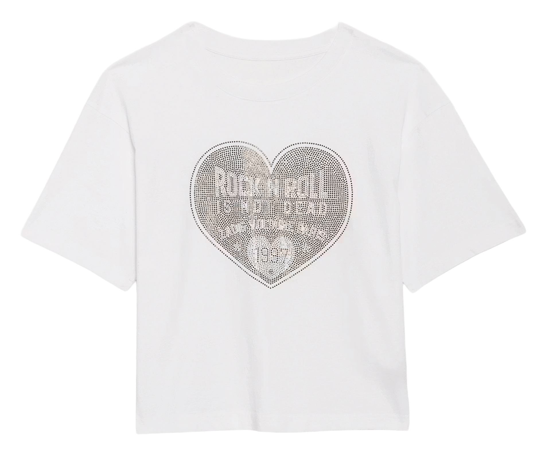 Tee-shirt droit en coton taida ZADIG&VOLTAIRE Blanc