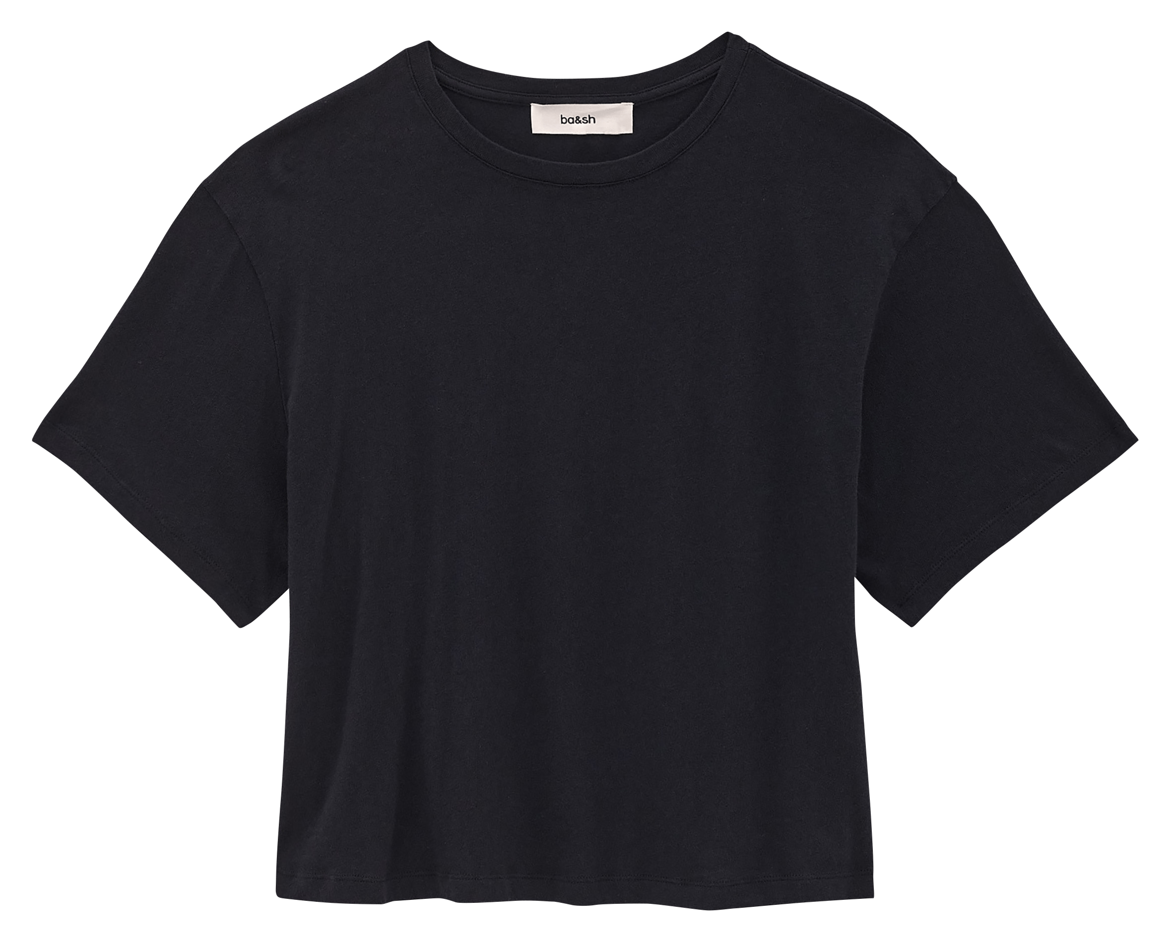 T-shirt met zeefdruk op de achterkant BA&SH Blauw