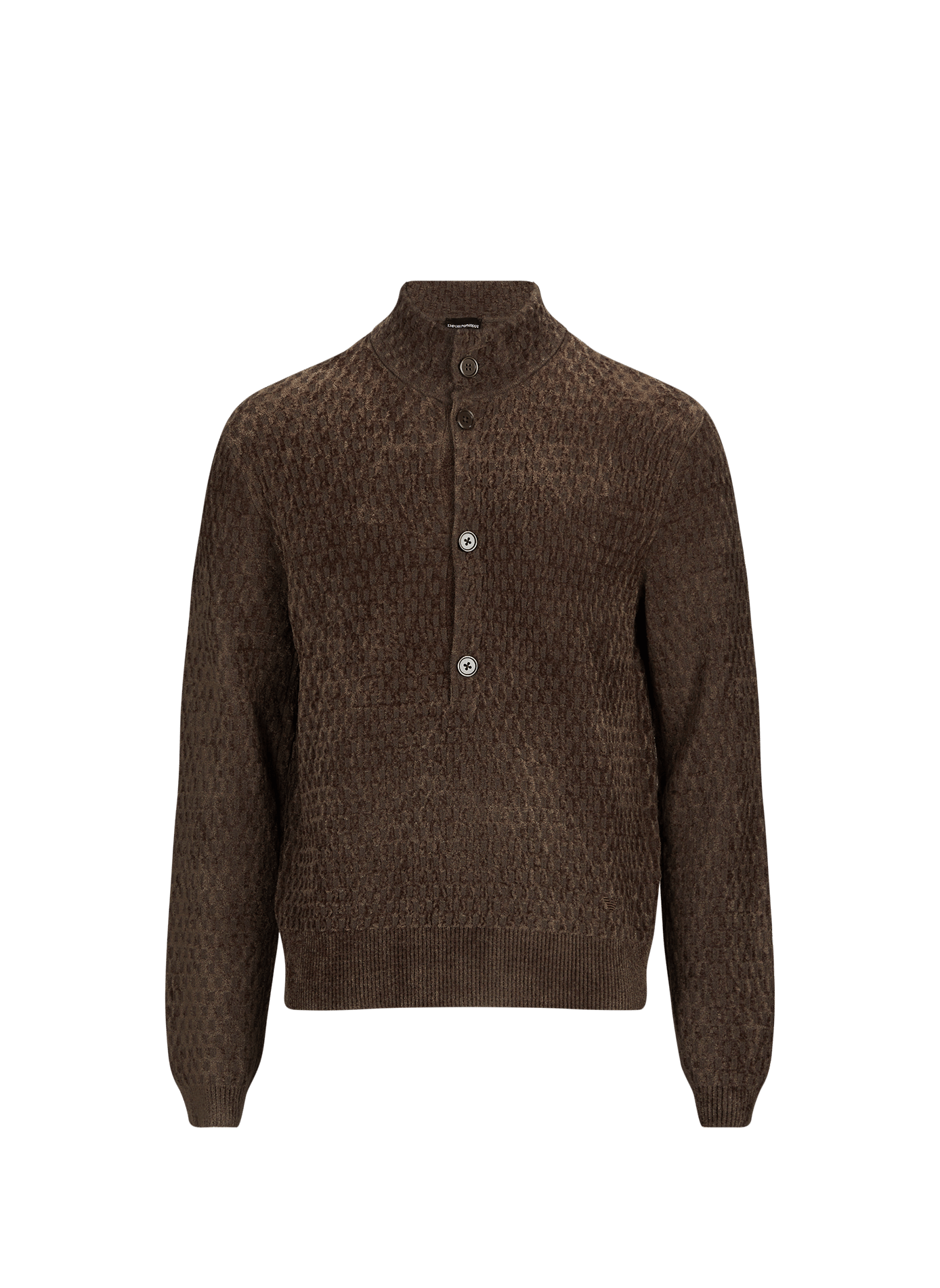 High-neck jumper EMPORIO ARMANI Brown