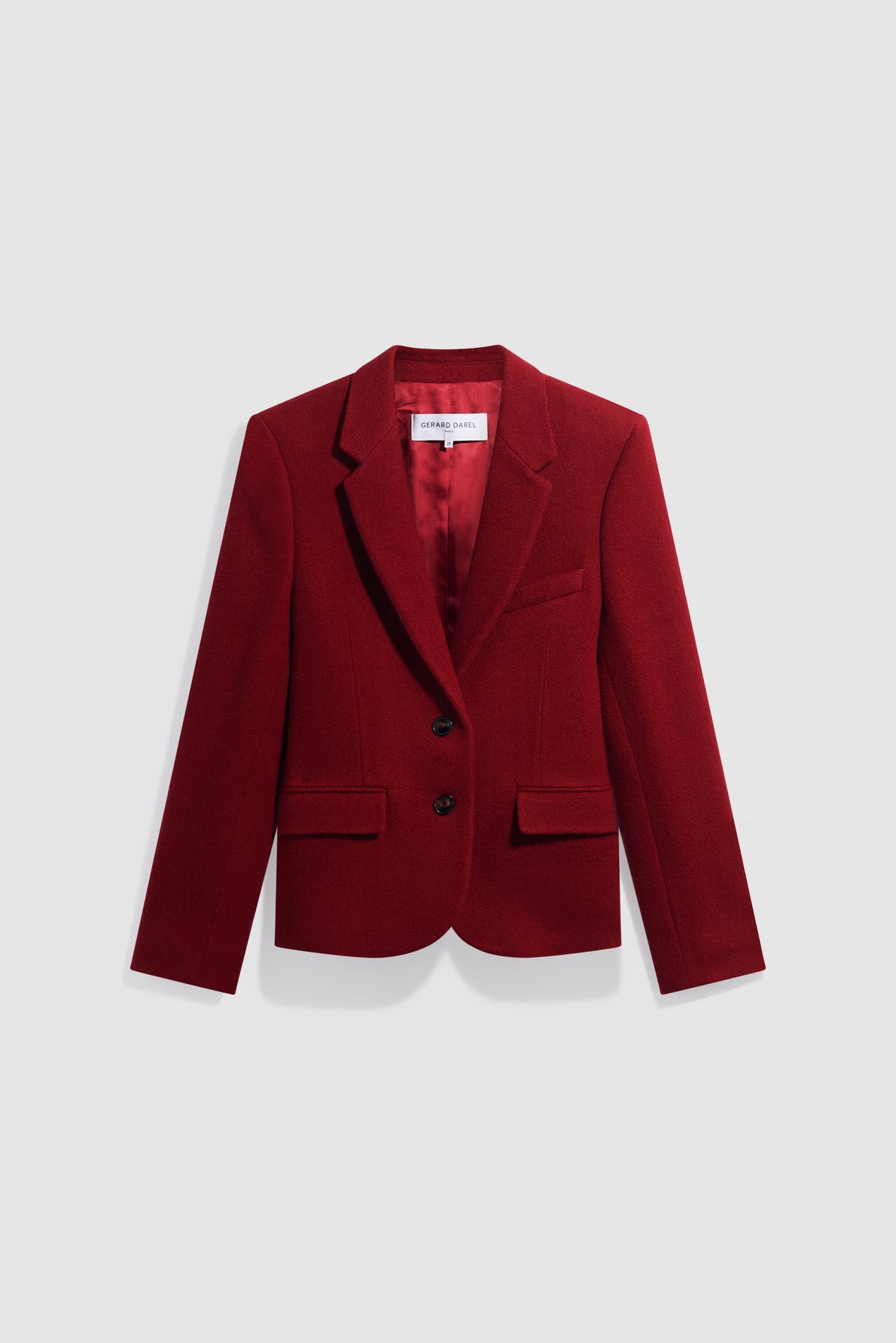 Veste en laine vierge - julis GERARD DAREL Rouge