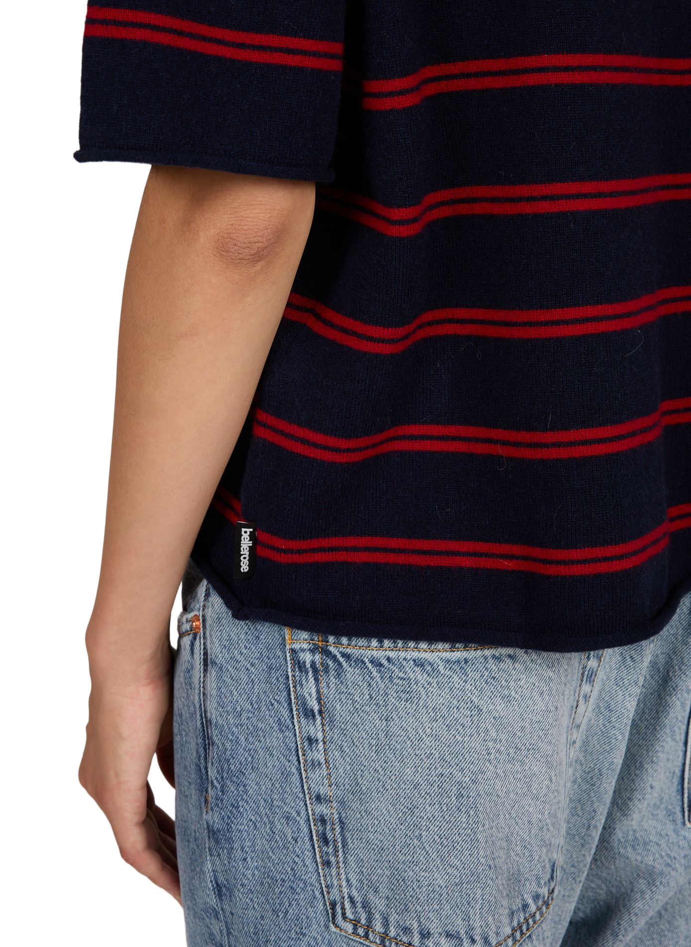 Oversize-Pullover aus Wolle und Kaschmir BELLEROSE Mehrfarbig
