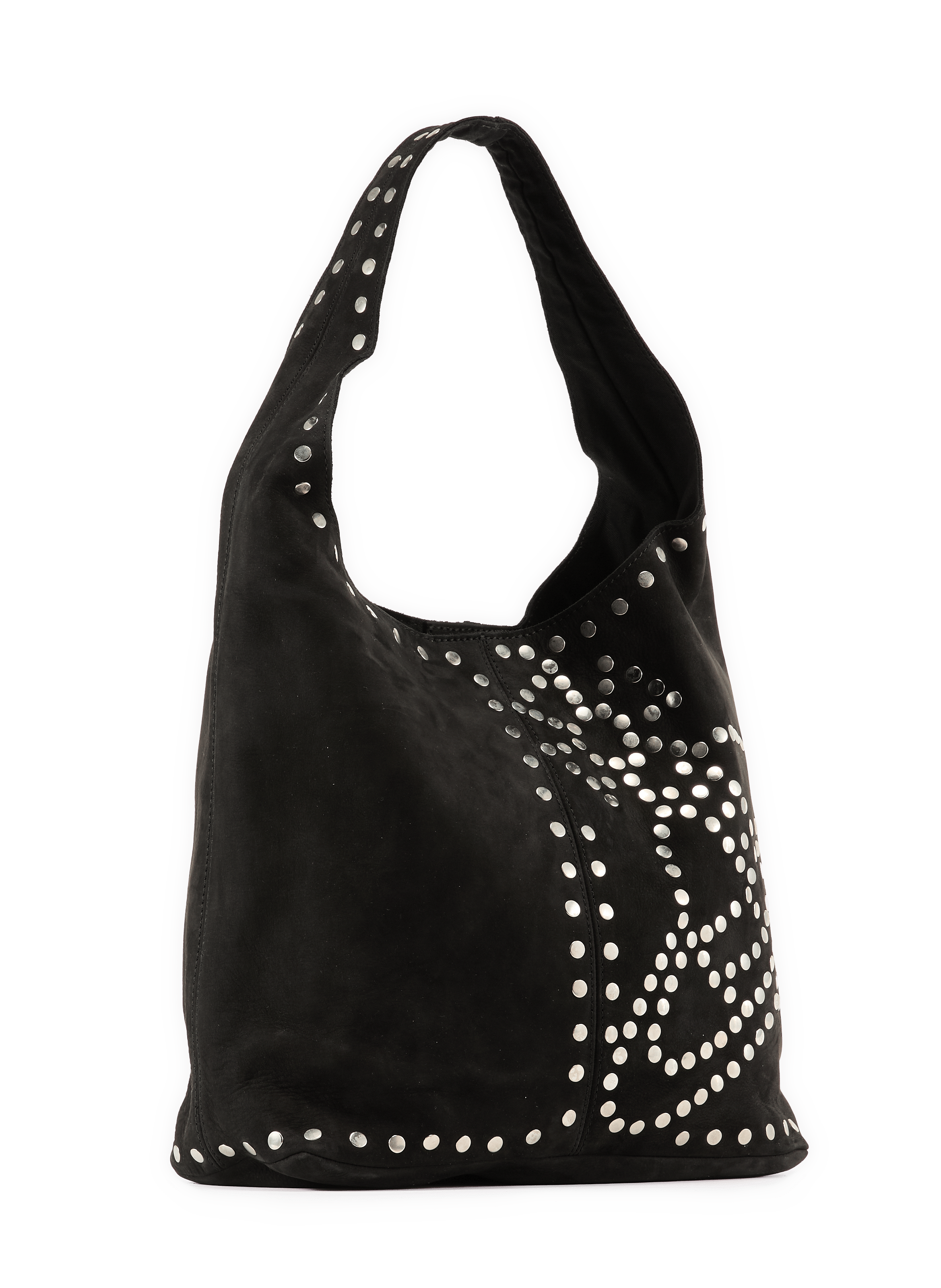 Studded Leder-Totebag VIVIENNE WESTWOOD Schwarz