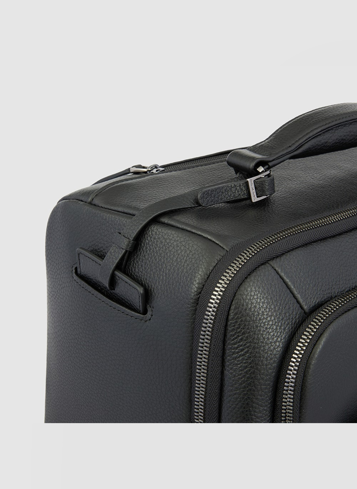 Handbagagekoffer voor 15,6 inch laptop PIQUADRO Zwart