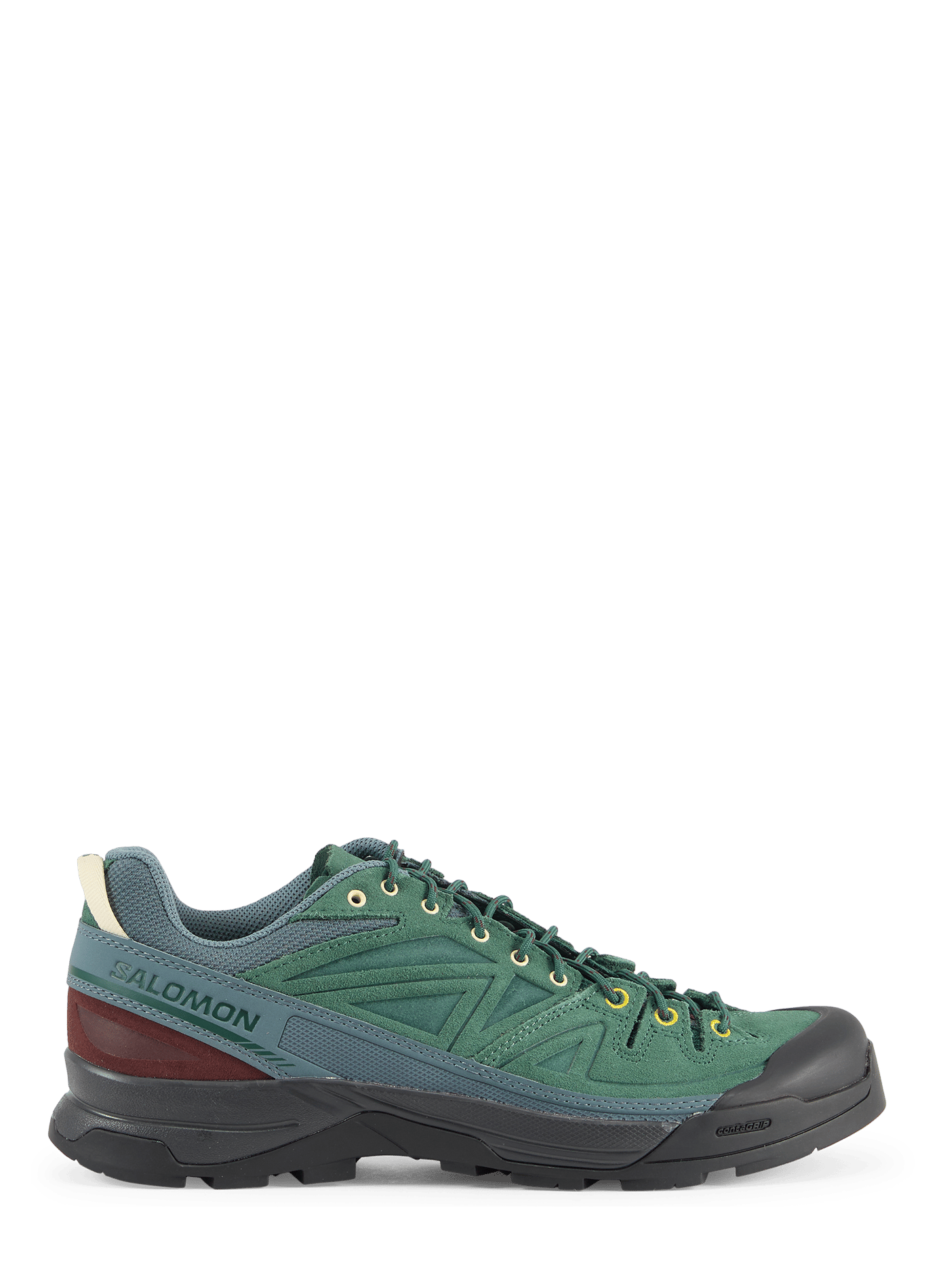 Sneaker aus Leder SALOMON Grun
