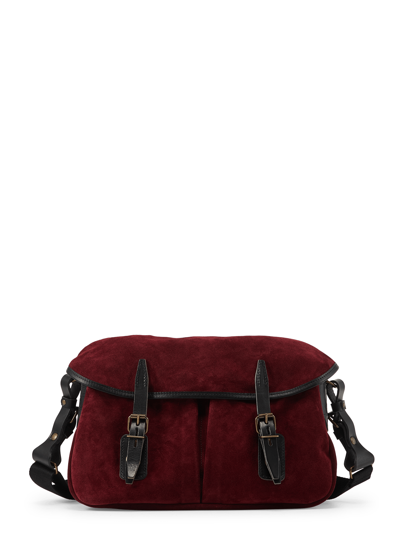 Leather shoulder bag BLEU DE CHAUFFE Red